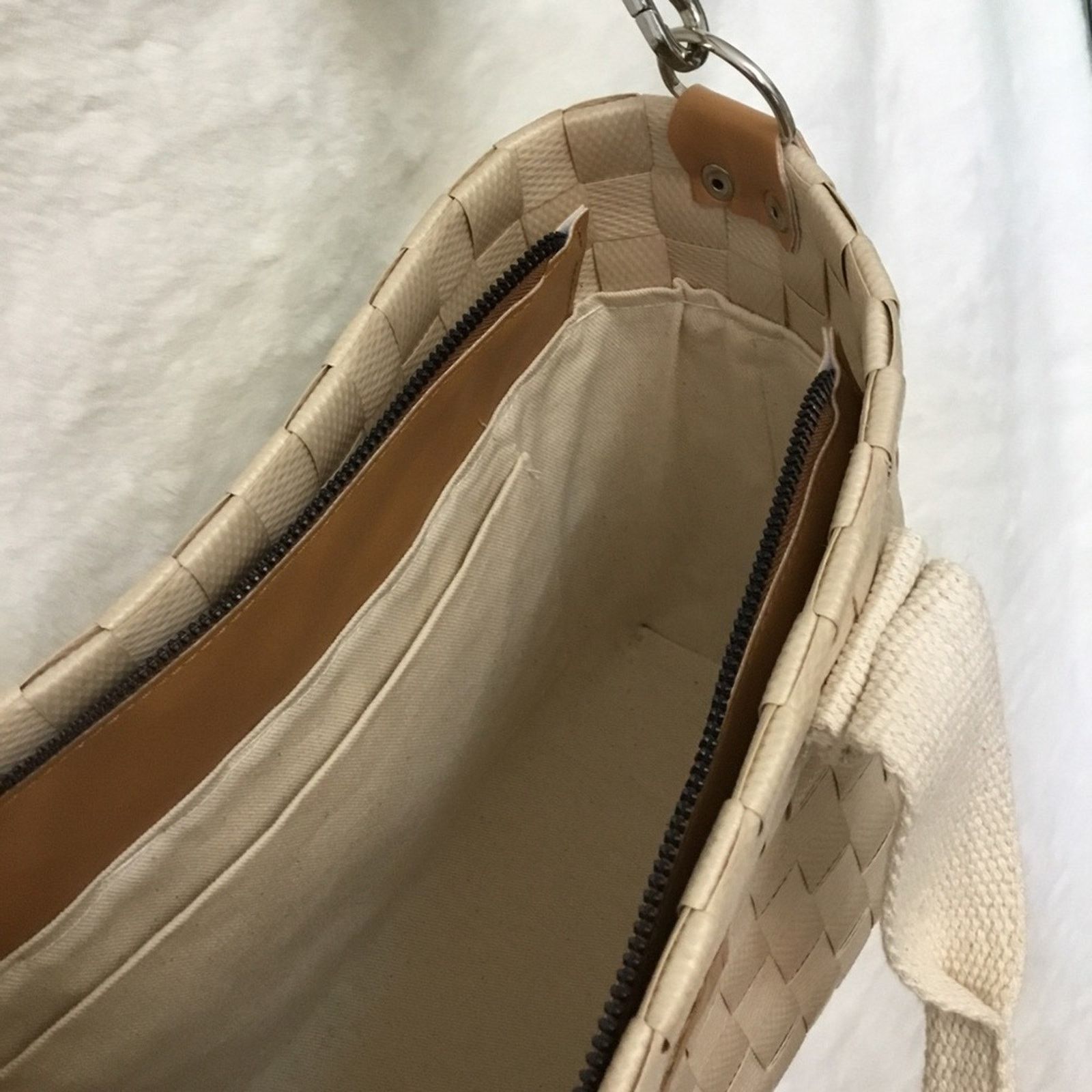 Other Beige Handwoven Crossbody Shoulder Bag Size ONE SIZE - 6 Thumbnail