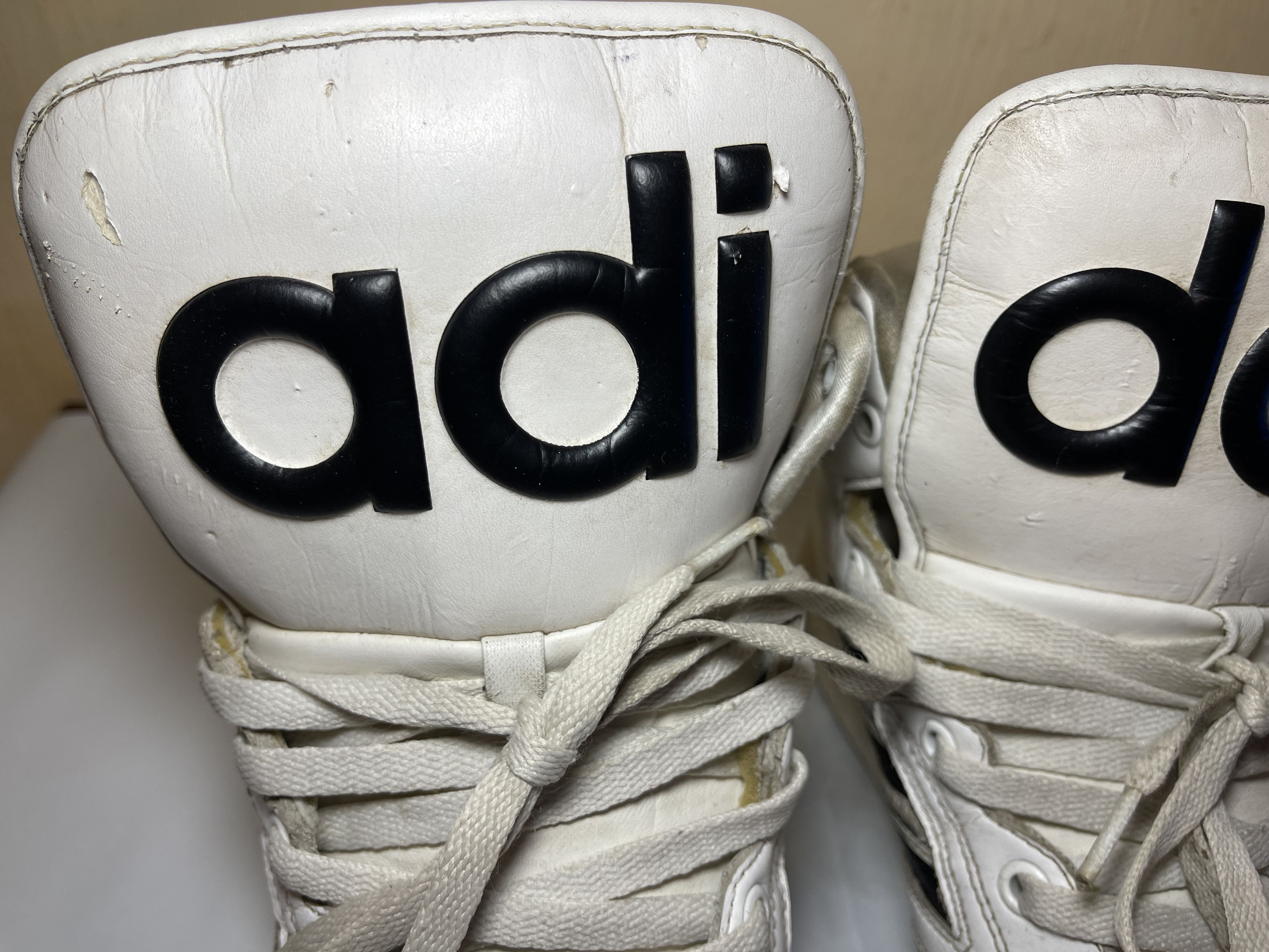 Adidas × Jeremy Scott Adidas sneakers, Jeremy Scott Instinct, Hi Top shoes, V24529 Size US 9 / EU 42 - 18 Thumbnail