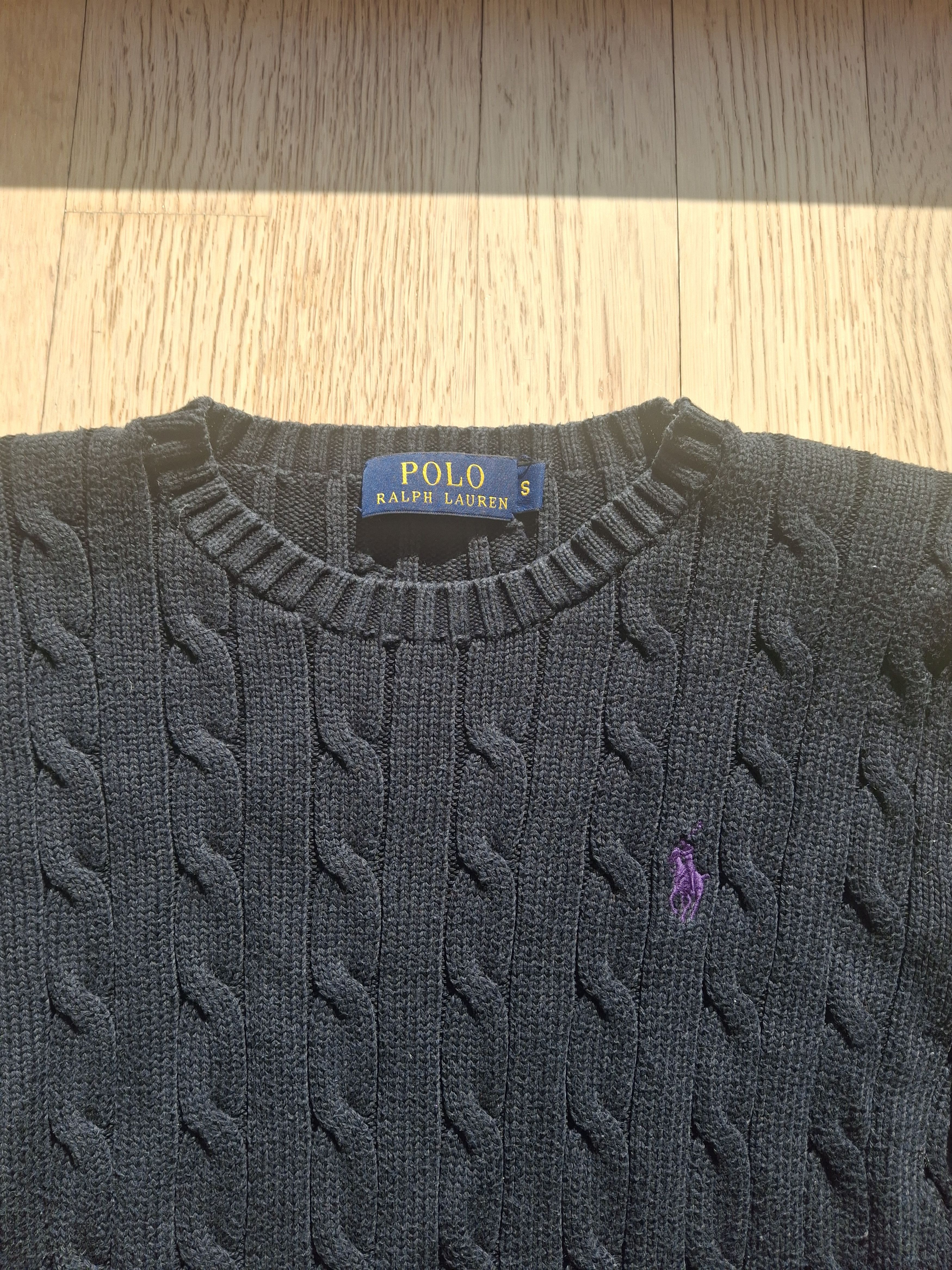 Polo Ralph Lauren × Ralph Lauren Black polo ralph lauren sweater women cotton spring Size S / US 4 / IT 40 - 2 Thumbnail