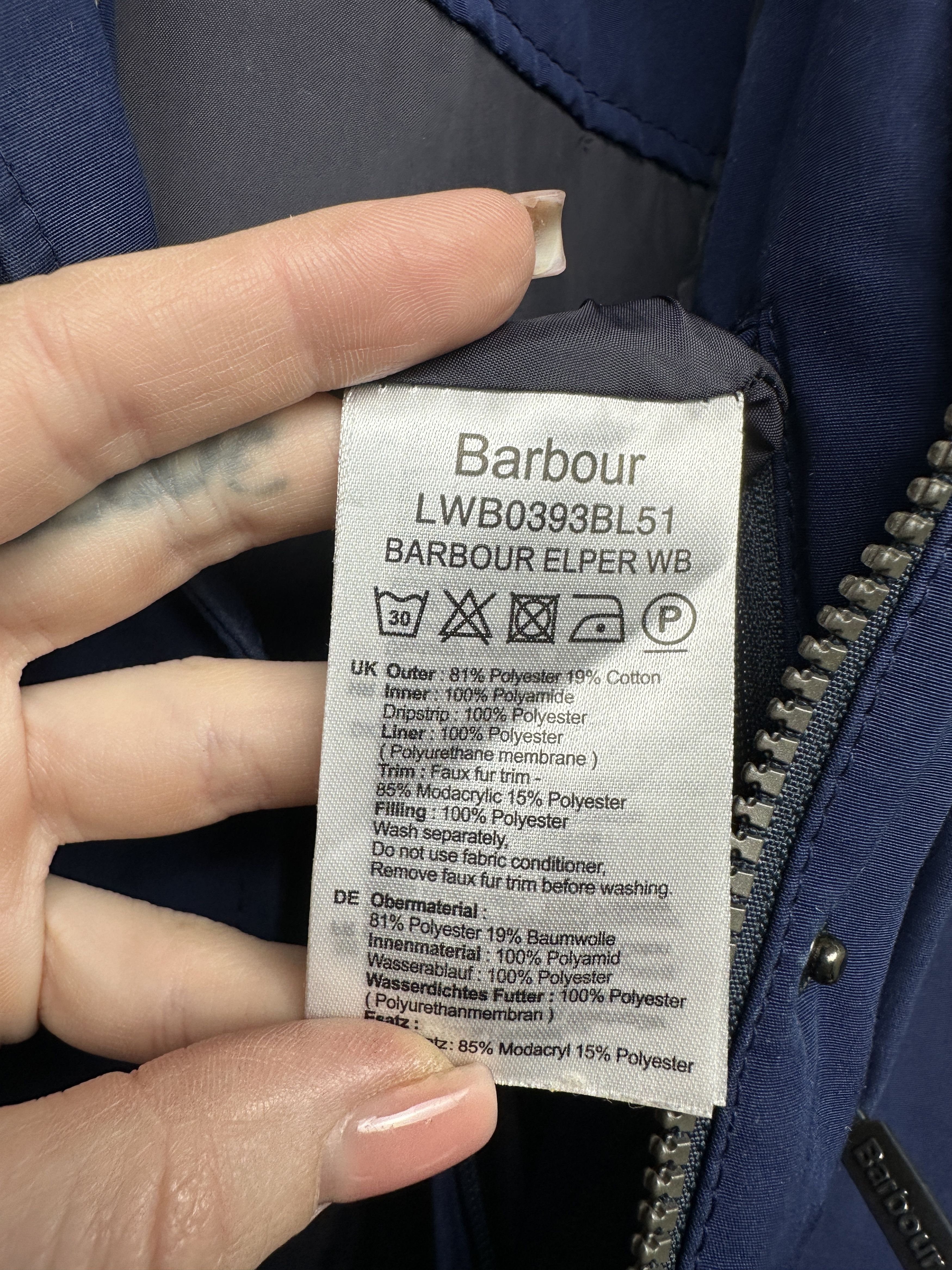 Barbour Barbour Womens Elper Parka Jacket Size M / US 6-8 / IT 42-44 - 6 Thumbnail
