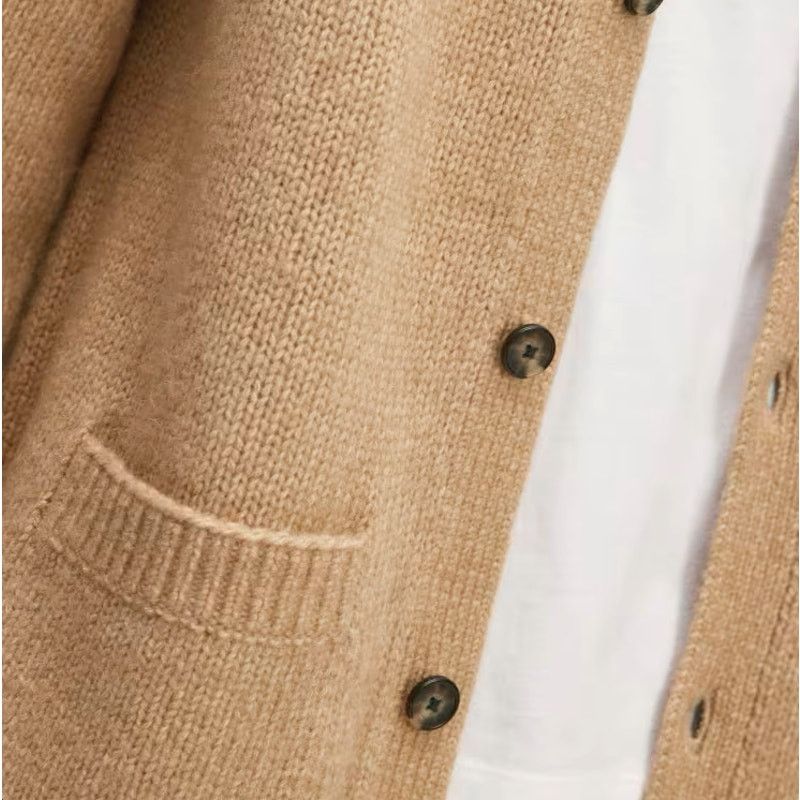 Everlane Everlane Merino Wool Alpaca Brown Cardigan | Size XL Size US XL / EU 56 / 4 - 4 Thumbnail