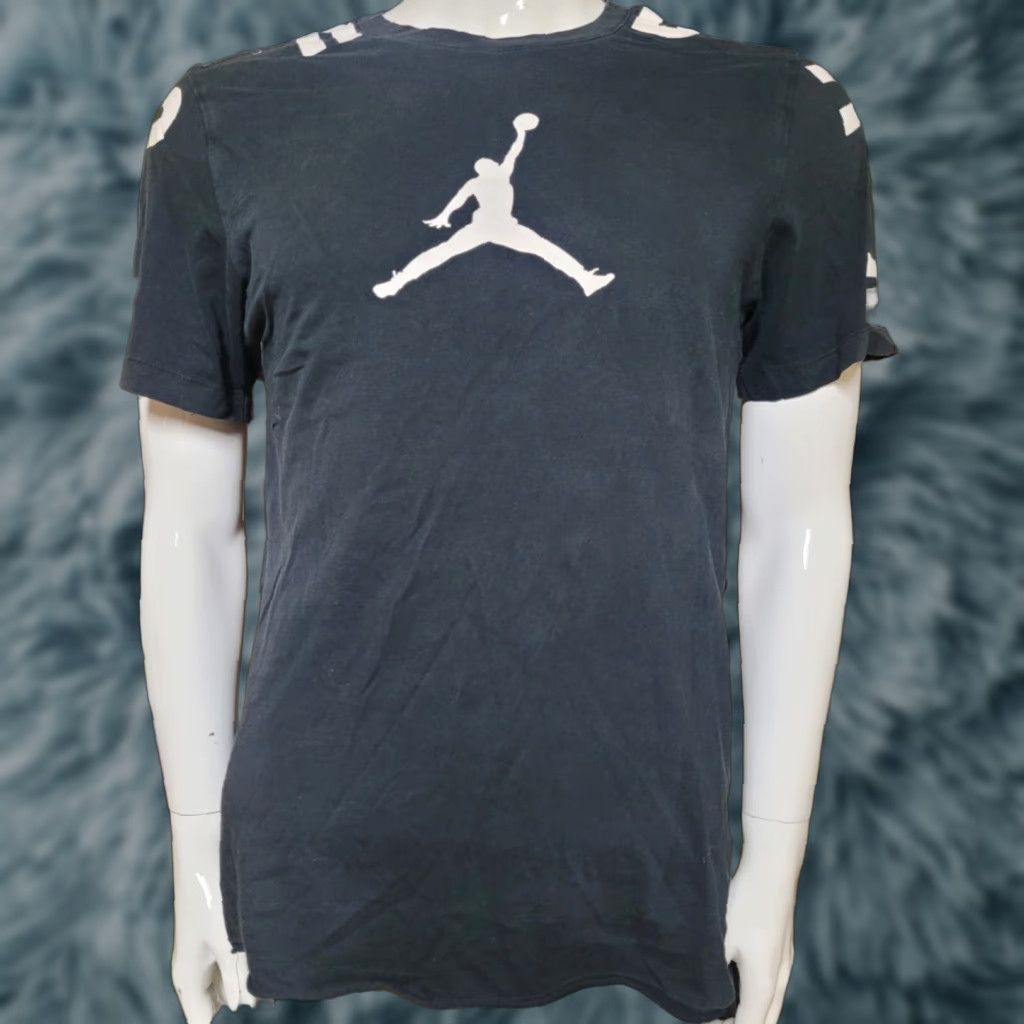 Nike VTG Nike Air Jordan Spirit Shirt T Shirt Crew Neck Short Sleeve Medium Black Mens Nike Air Jordan Spirit Shirt T-Shirt Size US M / EU 48-50 / 2 - 1 Thumbnail