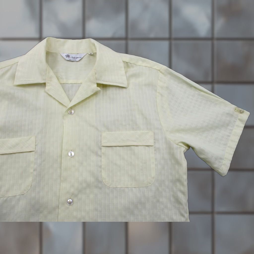 Vintage VINTAGE Joel California Shirt Mens Medium Disco Yellow Pockets 60s 70s Button-Front Short Sleeve Size US M / EU 48-50 / 2 - 1 Thumbnail