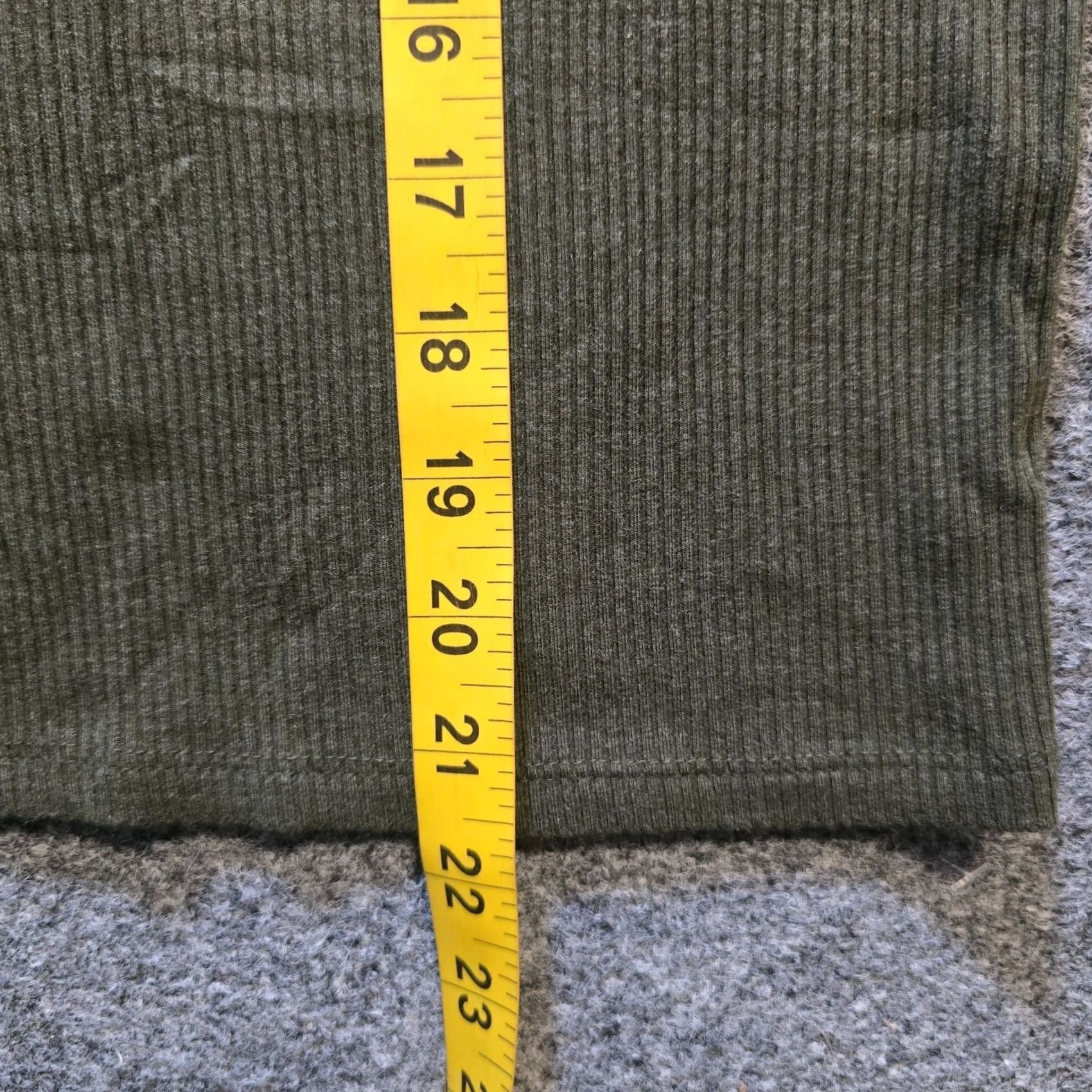 Prana prAna Cap Womens XS Green Top Size Ribbed Short Sleeve Soft Stretch Capsule Casual Size XS / US 0-2 / IT 36-38 - 6 Thumbnail