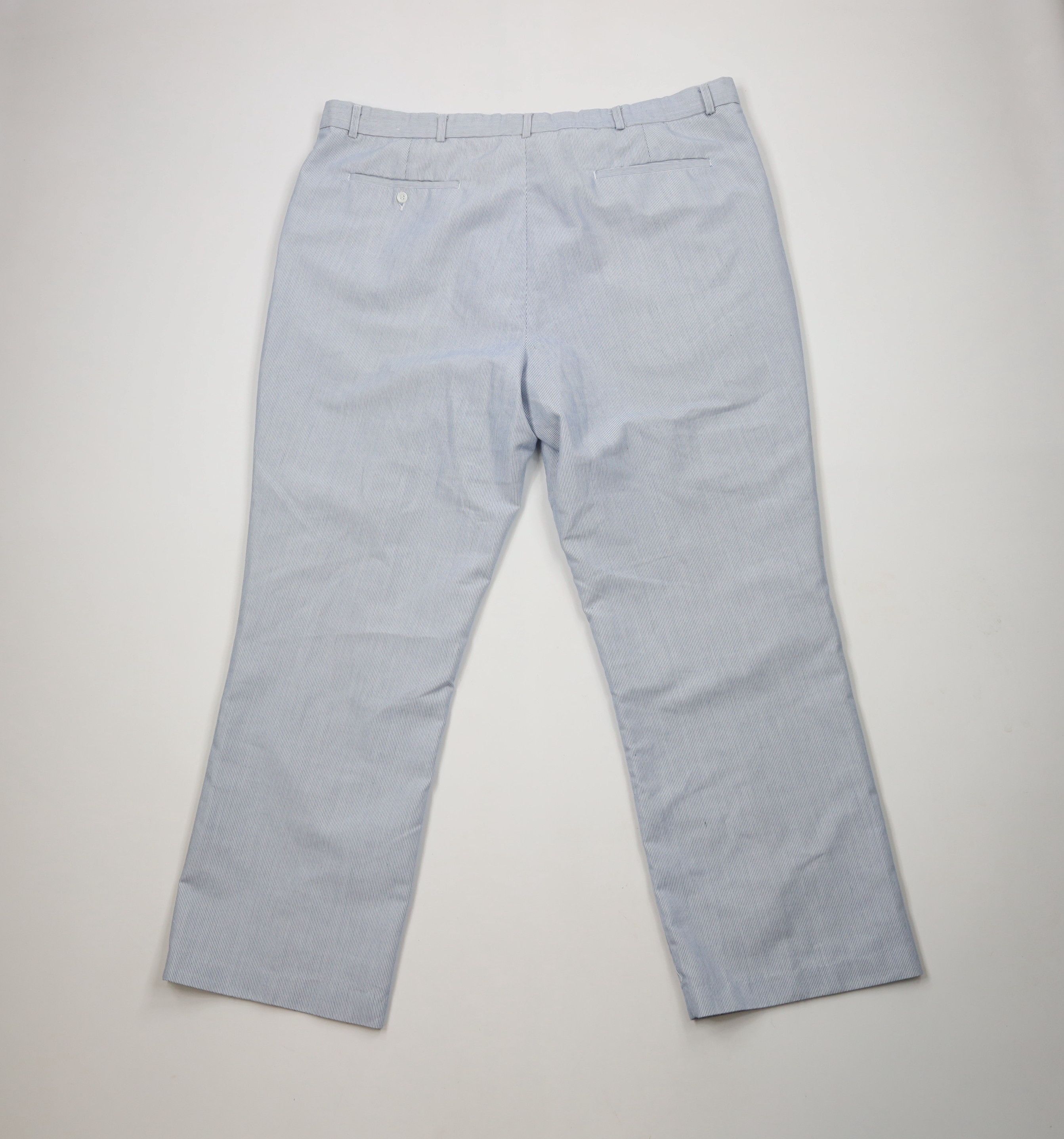 Vintage Vintage 90s Streetwear Hickory Striped Wide Leg Chino Pants Size US 44 / EU 60 - 9 Thumbnail