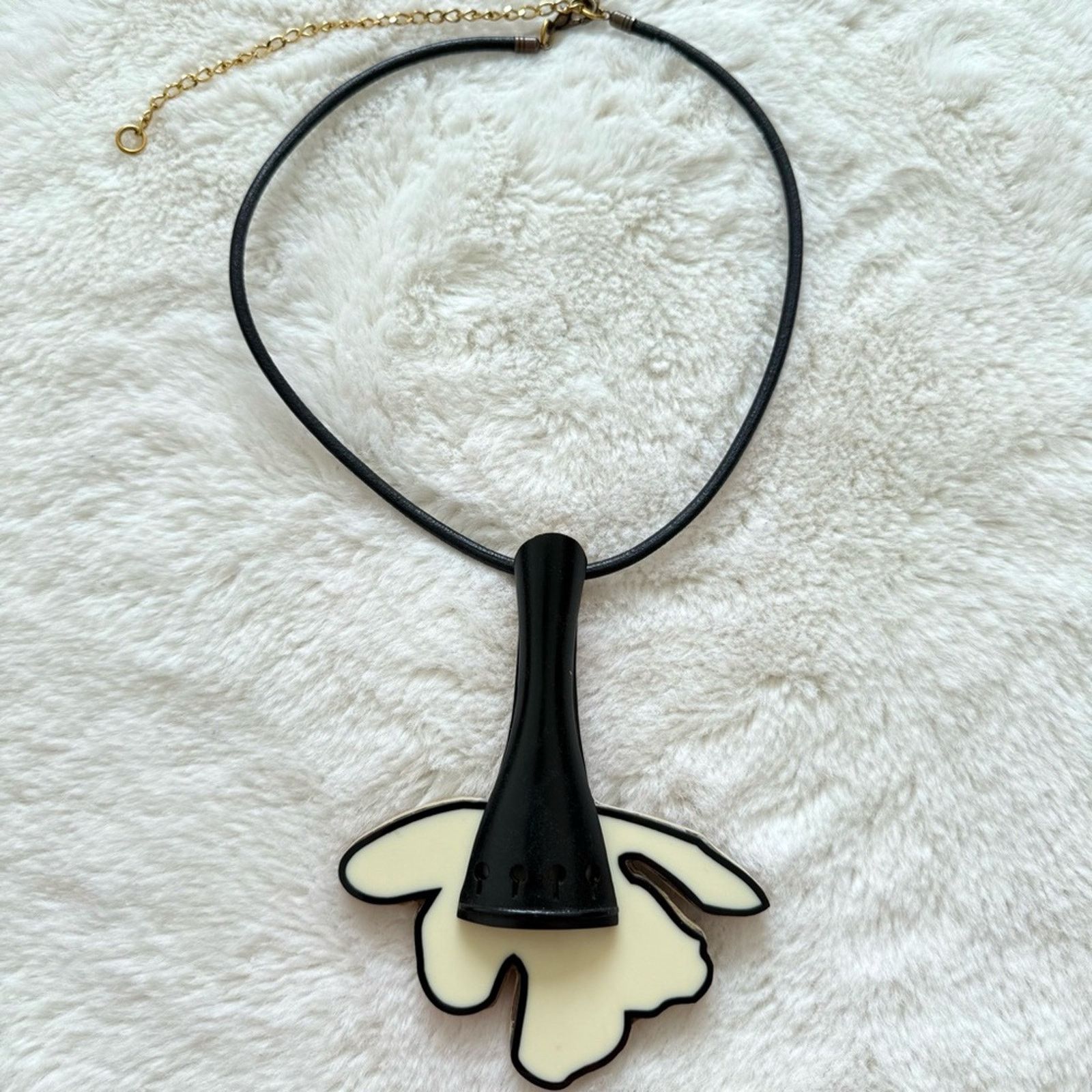Marni NEW!!! Marni necklace leather material Authentic Retail 420$ Size ONE SIZE - 1 Thumbnail