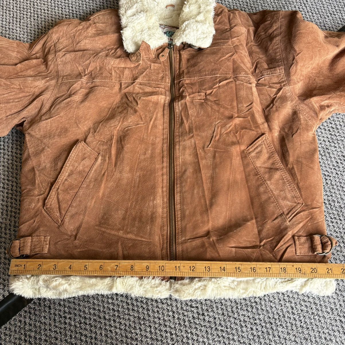Genuine Leather Vintage Seahop Detroit Suede Leather Work Jacket Size L Size US L / EU 52-54 / 3 - 17 Thumbnail