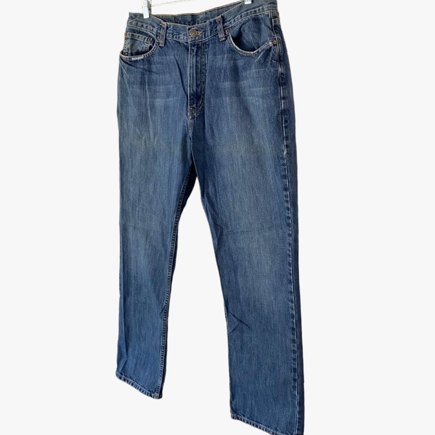 Polo Ralph Lauren VINTAGE Polo Ralph Lauren Denim Jeans Men 34x32 Blue Medium Wash Straight Leg Regular 5-Pocket Mens Size US S / EU 44-46 / 1 - 2 Thumbnail