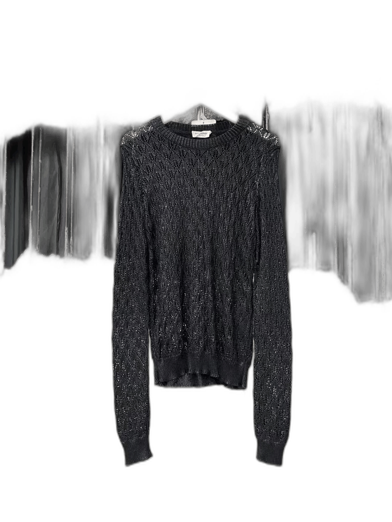 Saint Laurent Paris Slp镂空长袖 sweater size S-yf Size US S / EU 44-46 / 1 - 1 Thumbnail