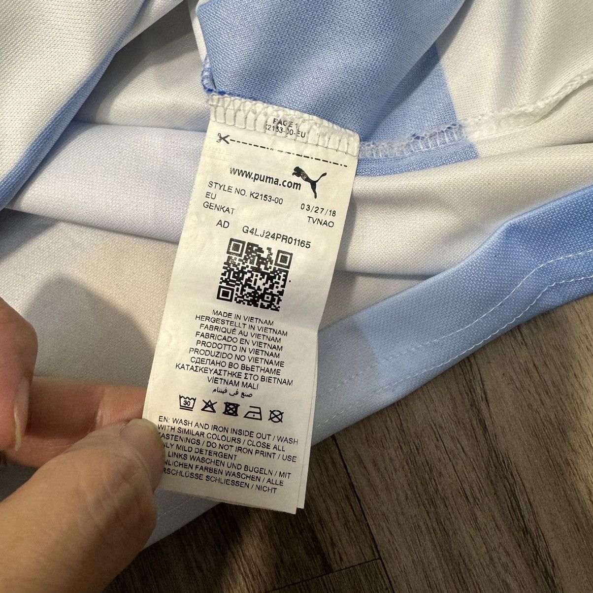 Puma reading 18/19 home shirt #19 Miazga Size US XL / EU 56 / 4 - 8 Thumbnail
