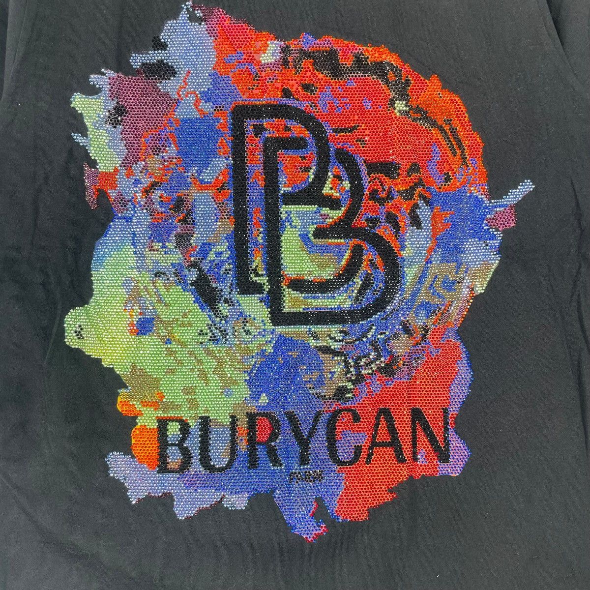 Other Burycan Paris Black Bling Art Work Tee Shirt Size US M / EU 48-50 / 2 - 3 Thumbnail
