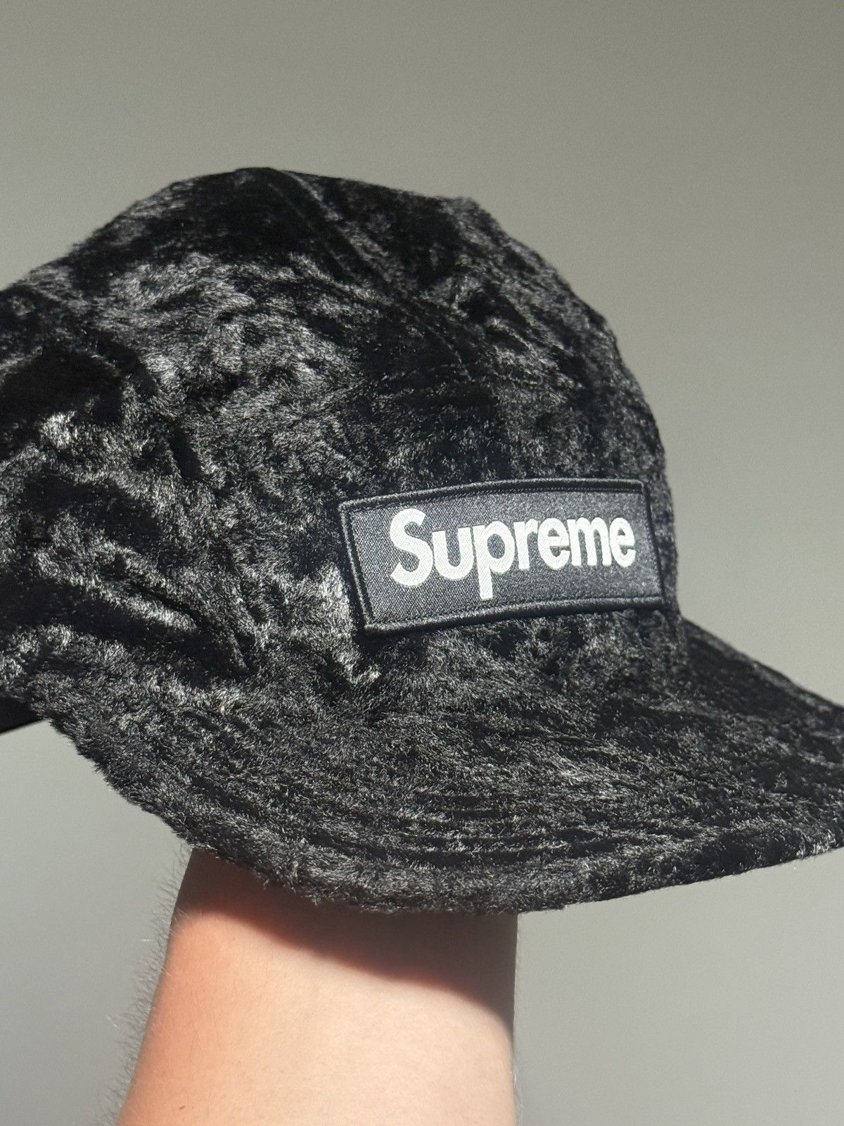 Supreme Supreme GOODENOUGH Crushed Rayon Camp Cap | Grailed