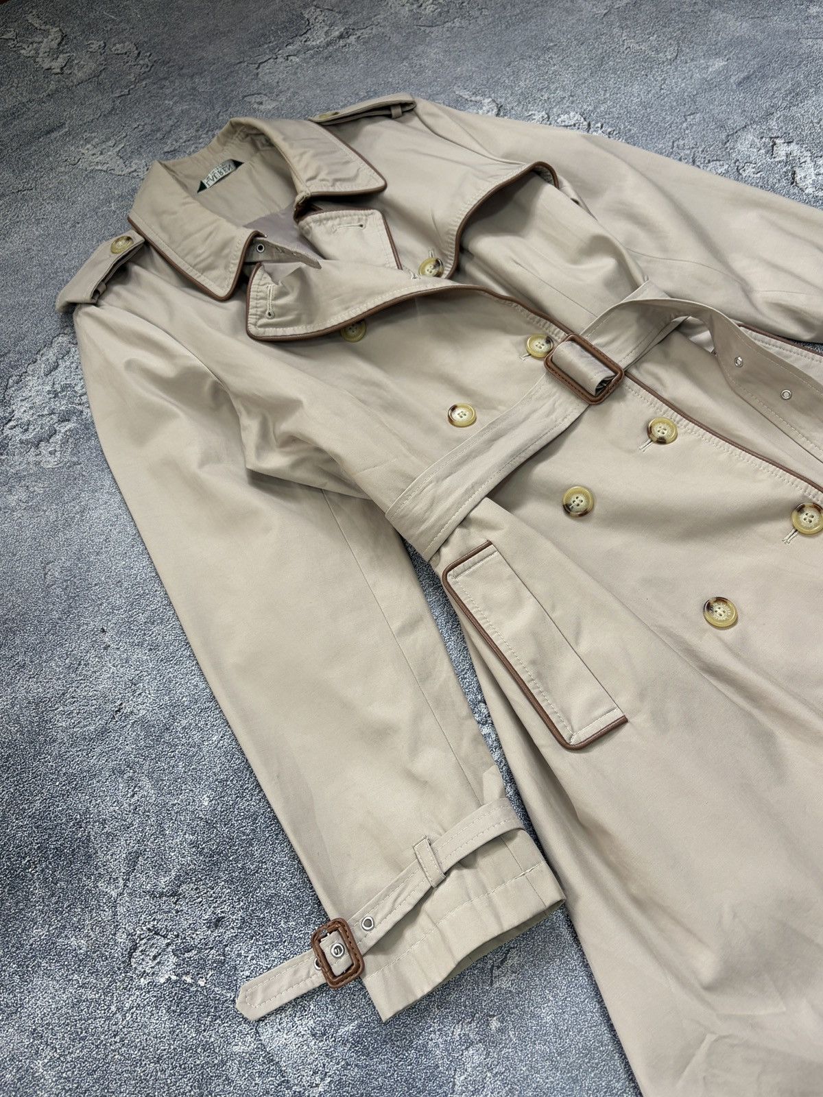 Lauren Ralph Lauren Lauren Ralph Lauren Clay Beige Double Breasted Trench XL Size XL / US 12-14 / IT 48-50 - 5 Thumbnail