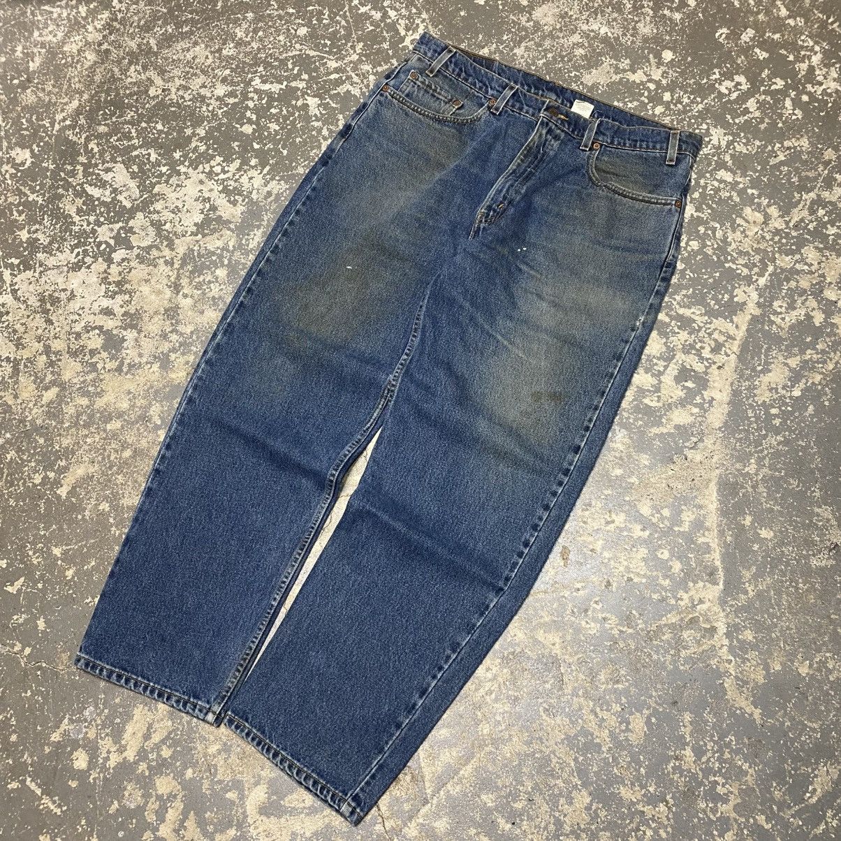 Japanese Brand × Levi's × Vintage Vintage Levi’s 550 Relaxed Fit Blue Denim Jeans 90s Size US 37 - 5 Thumbnail