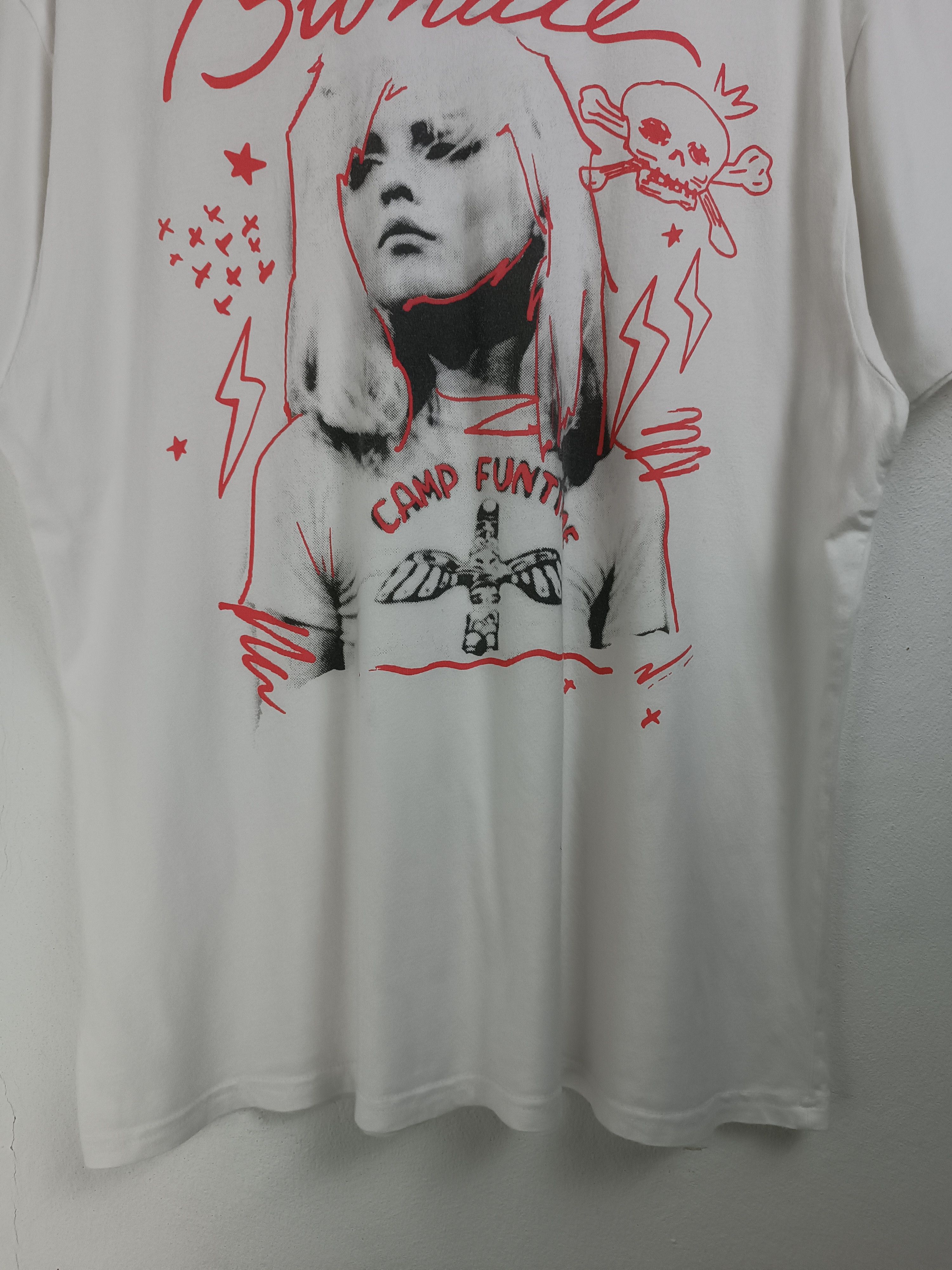 Band Tees VINTAGE BLONDIE DEBBIE HARRY VERY RARE TEE clash jett punk Size US L / EU 52-54 / 3 - 13 Thumbnail