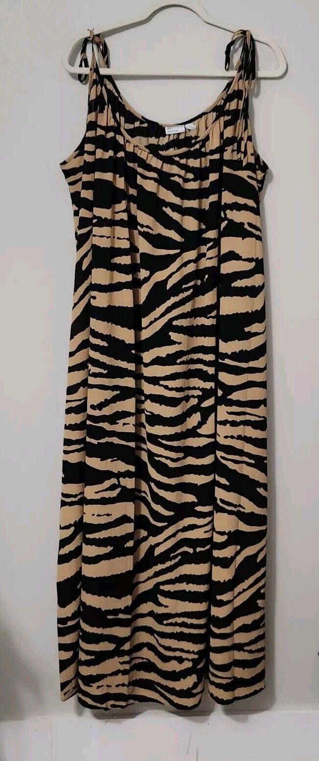 Asos Asos Dress Plus Size 18 Animal Print Maxi Long Full Length Size XXL / US 16-18 / IT 52-54 - 1 Thumbnail