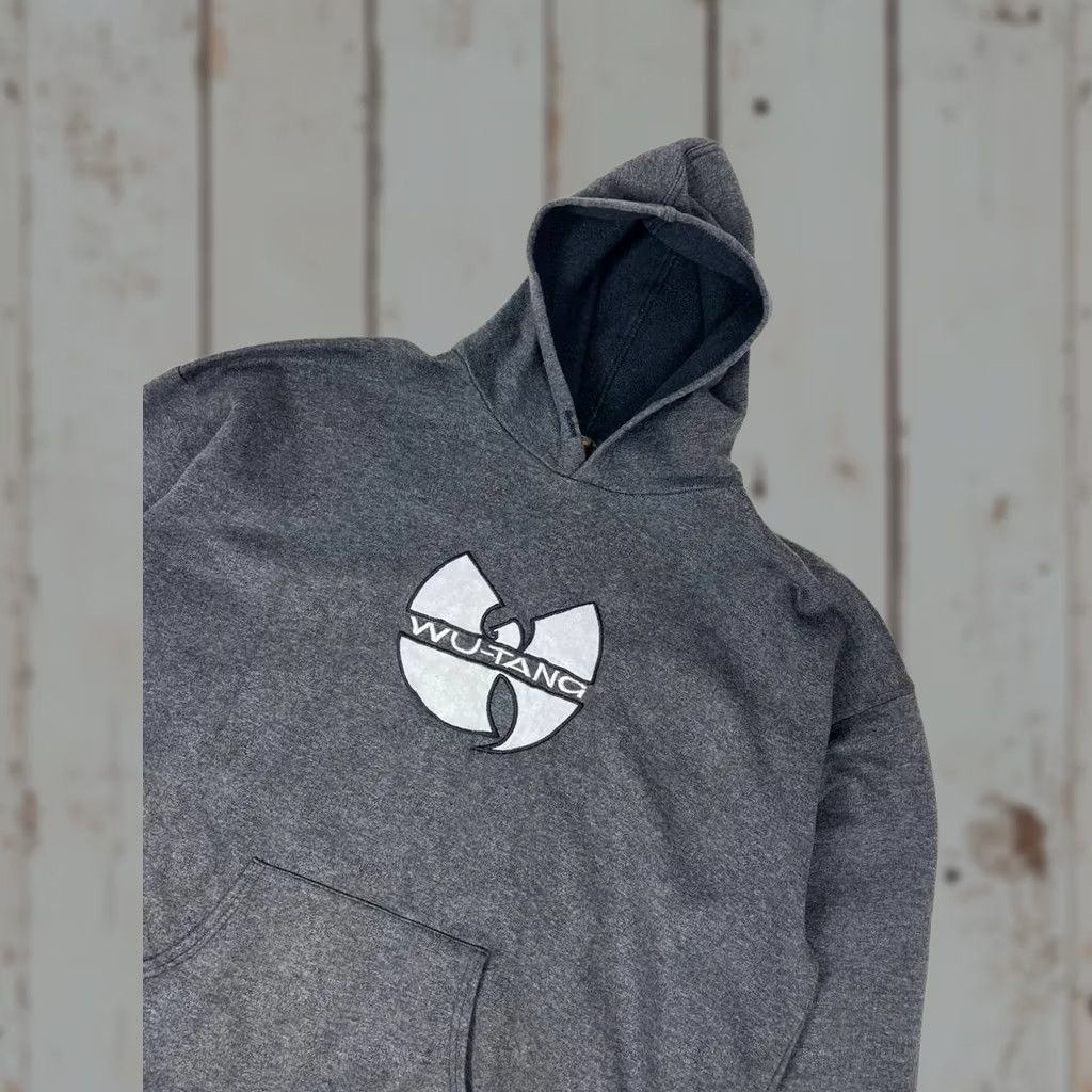 Vintage VINTAGE Wu Wear Wu Tang Clan Hoodie Men XL Gray 90s Pullover Hooded Sweatshirt Size US XL / EU 56 / 4 - 1 Thumbnail