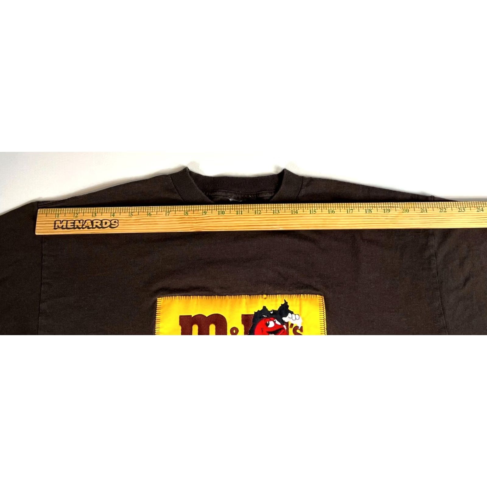 Vintage M&M's World Las Vegas Men's Vintage T-Shirt Embroidered Sz L Brown Crew Neck Short Sleeve Shirt Mens Size US L / EU 52-54 / 3 - 6 Thumbnail