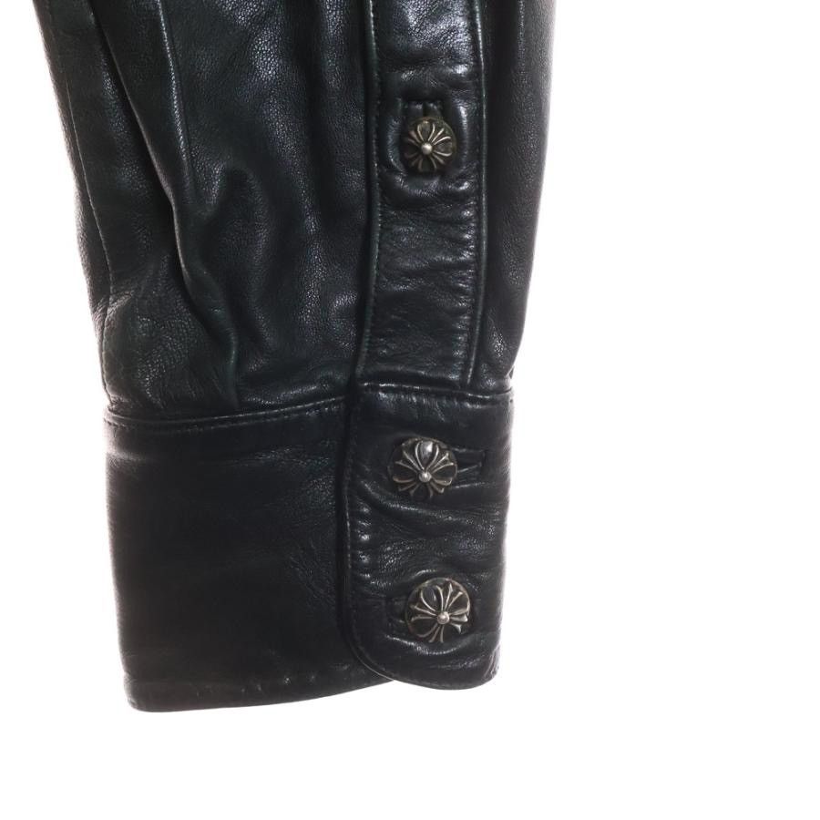 Chrome Hearts Chrome Hearts cross ball button Fleur Leather Shirts Jacket Size US S / EU 44-46 / 1 - 8 Thumbnail