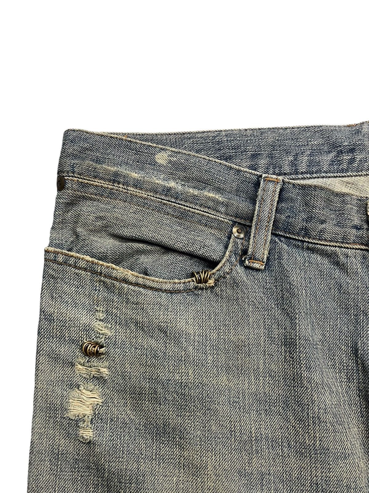 If Six Was Nine If Six Was Nine - Mud Max Pierced Denim Pants Size US 33 - 7 Thumbnail