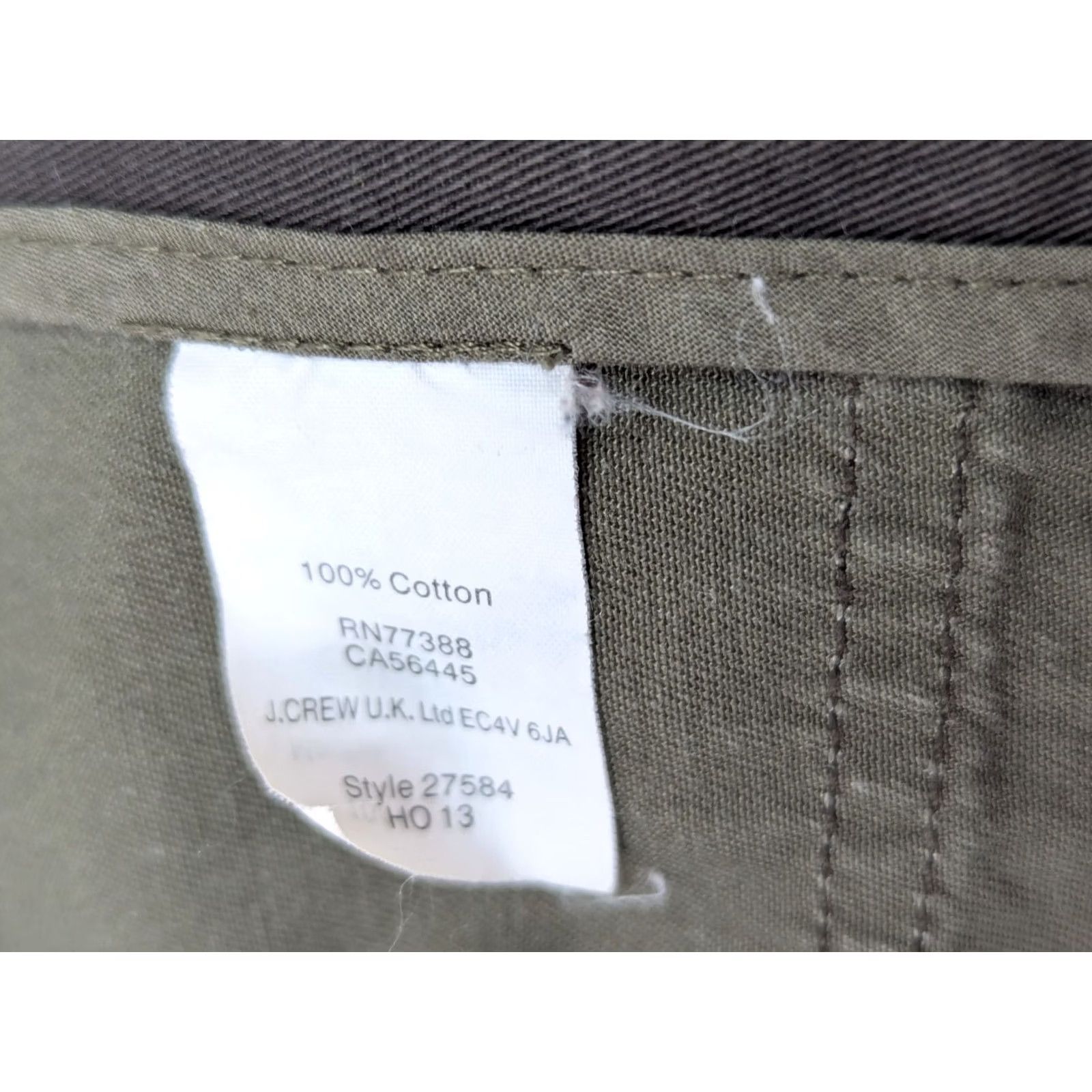 J.Crew J. Crew Field Jacket M Olive Green Cotton Relaxed Boyfriend w Gold Snaps Women Size M / US 6-8 / IT 42-44 - 5 Thumbnail