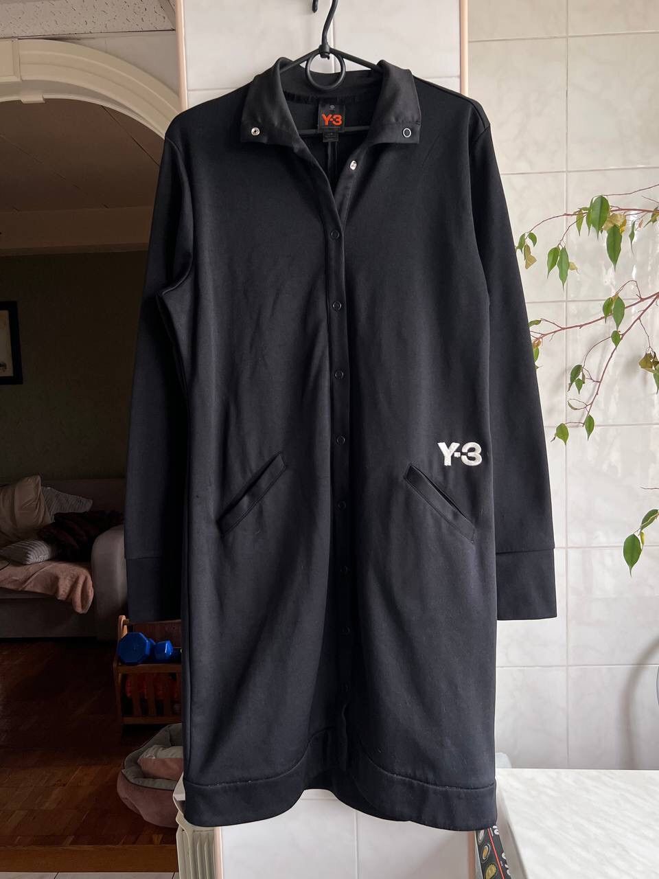 Yohji Yamamoto 2006 ADIDAS Y3 YOHJI YAMAMOTO - VINTAGE LONG BLACK DRESS Size L / US 10 / IT 46 - 1 Thumbnail