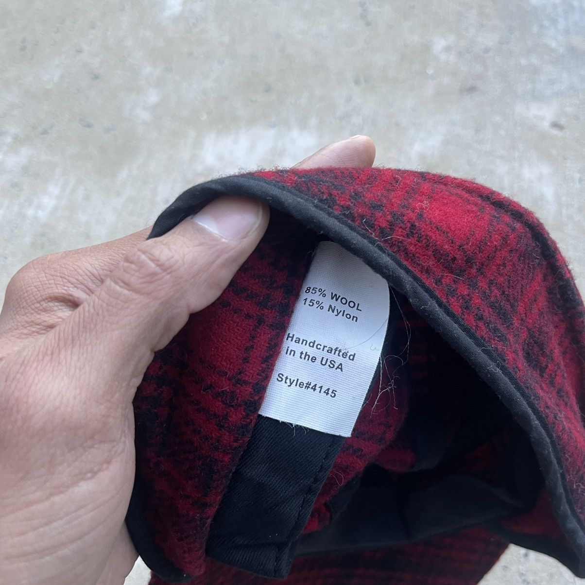 Woolrich Woolen Mills Vintage WOOLRICH PENNSYLVANIA TUXEDO Wool Cap Size ONE SIZE - 6 Thumbnail