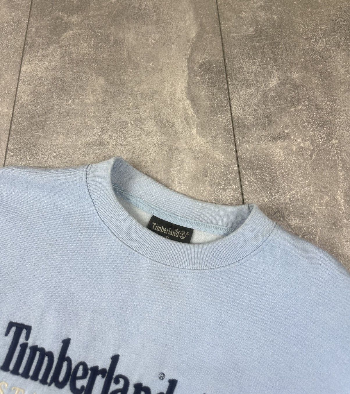 Timberland Timberland Vintage Retro 90S Blue Mens Sweatshirt Size US XL / EU 56 / 4 - 4 Thumbnail
