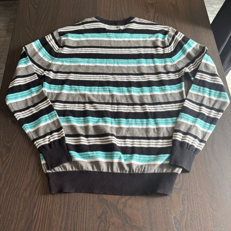 Ocean Current Ocean Current Men's Medium Striped Sweater West Coast 90s Size US M / EU 48-50 / 2 - 5 Thumbnail