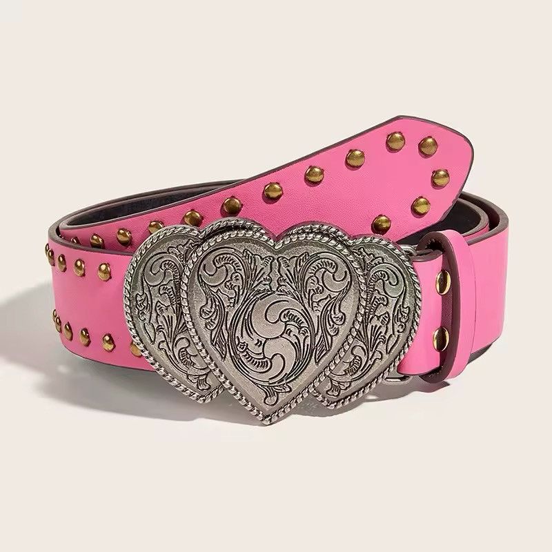 Other Retro Heavy Metal Rivets Punk Style Women’s Belt Size ONE SIZE - 2 Thumbnail
