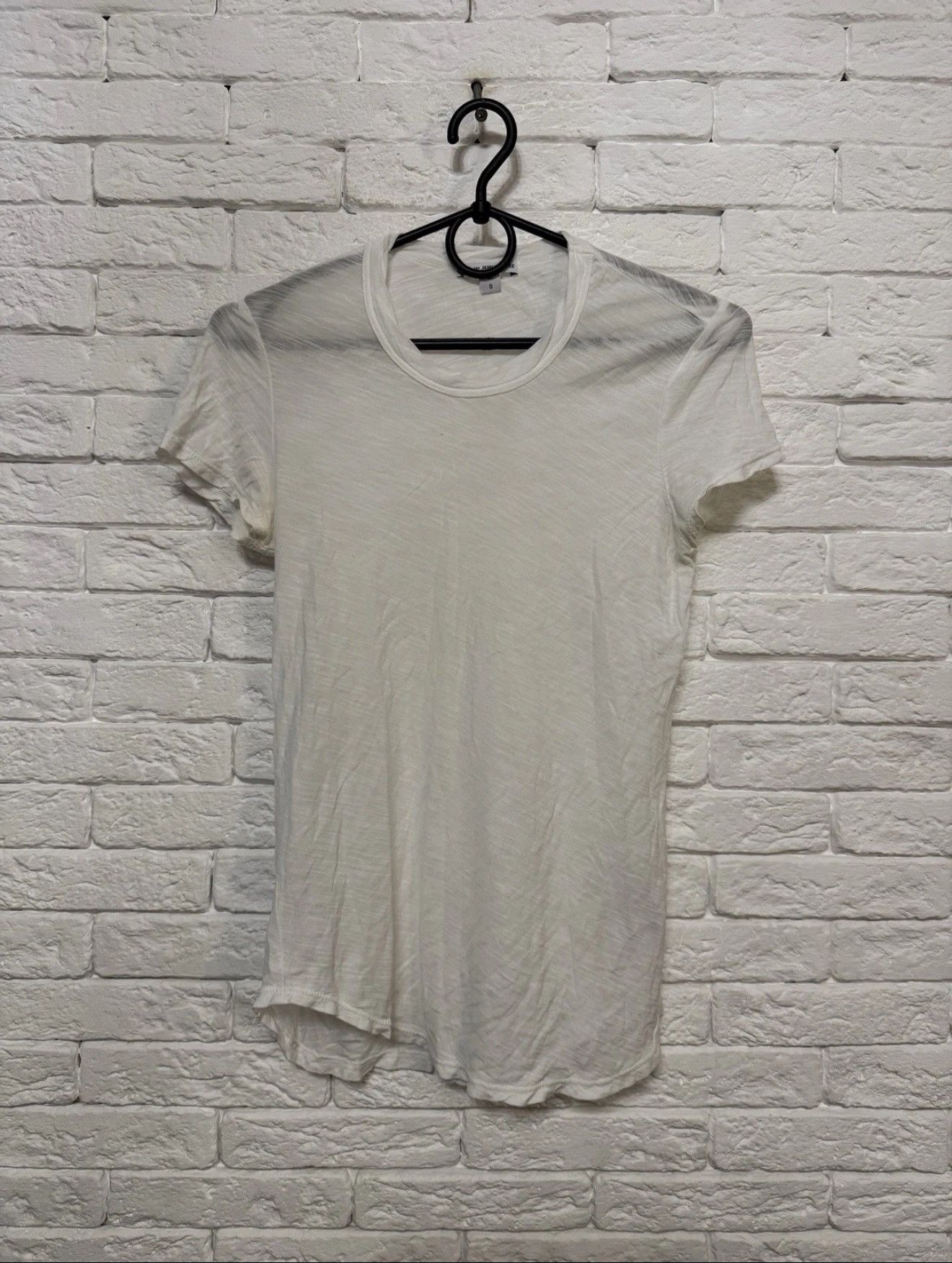 James Perse James Perse Standart Women T-shirt Crew Neck USA Made Sz 0 Size XS / US 0-2 / IT 36-38 - 1 Thumbnail
