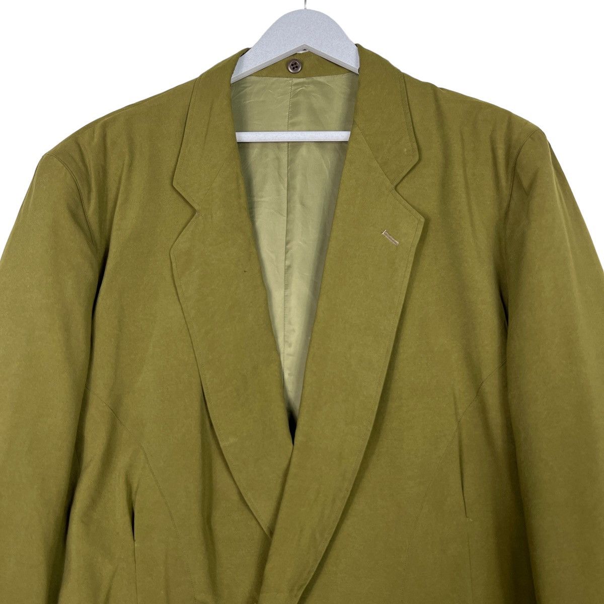 Issey Miyake 🔥 TETE HOMME par KATOH KAZUTAKA DOUBLE BREAST LAZER JACKET Size US L / EU 52-54 / 3 - 3 Thumbnail