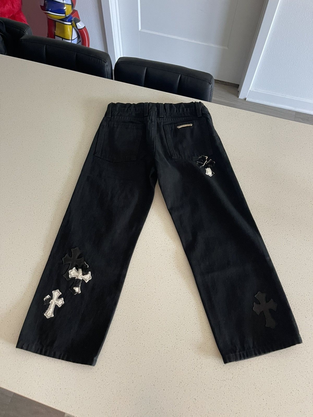 Chrome Hearts Chrome Hearts Zebra Patch Kids Pants Size US 26 / EU 42 - 7 Thumbnail
