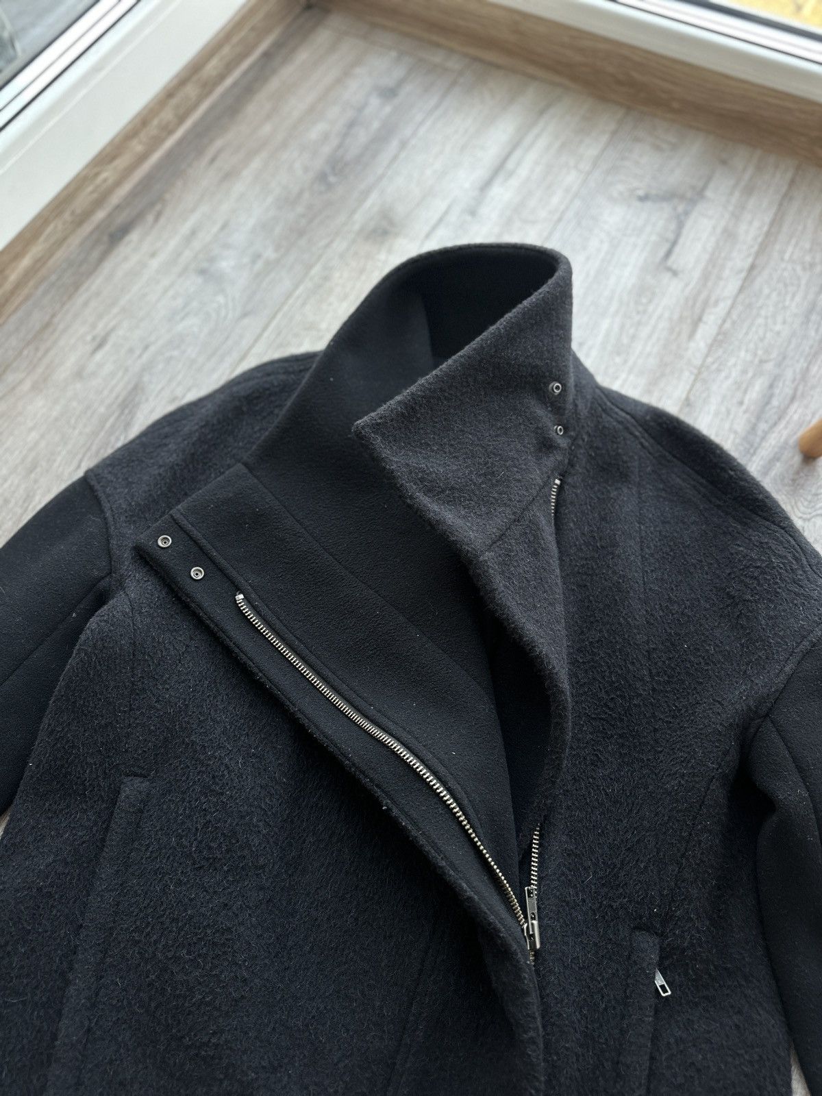 Helmut Lang HELMUT LANG Alpaca Coat Pea Jacket Double Breasted 90s Size US S / EU 44-46 / 1 - 10 Thumbnail