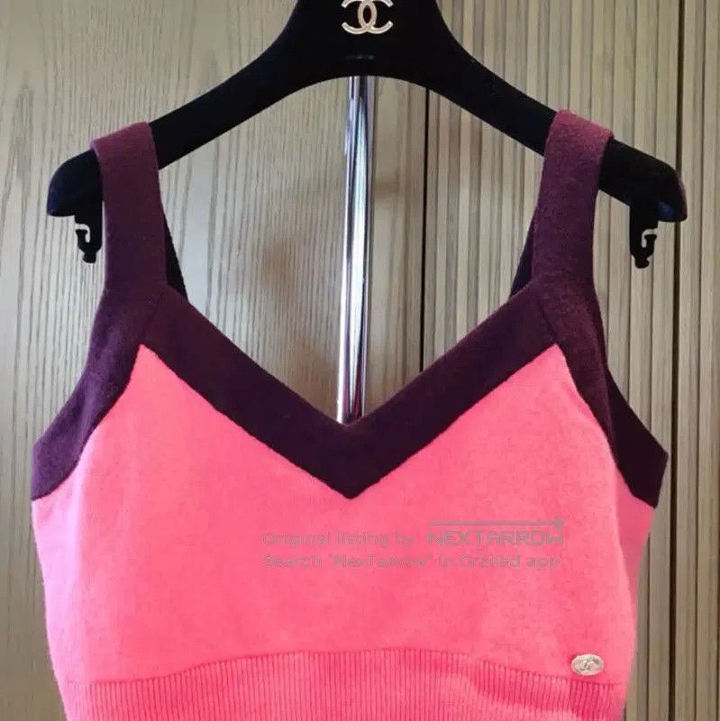 Chanel Chanel Pink Cashmere Pullover Sweater . Size S / US 4 / IT 40 - 3 Thumbnail