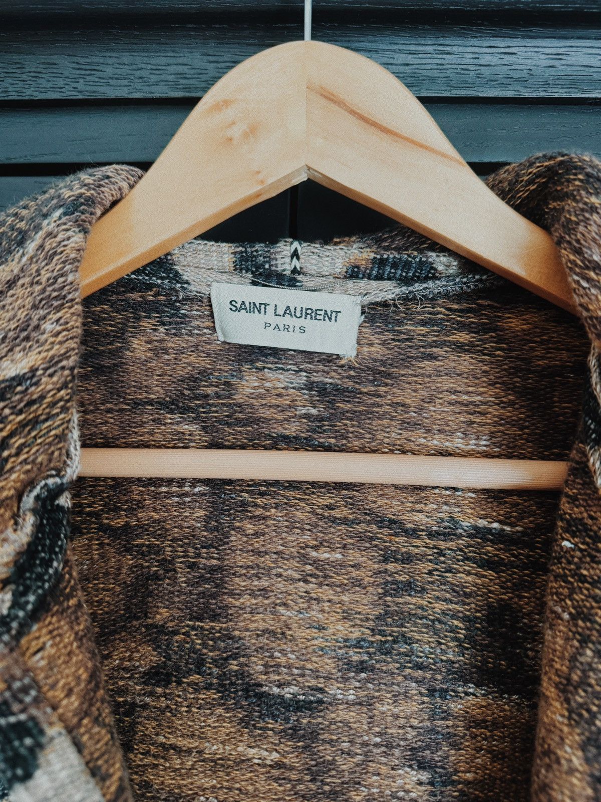 Saint Laurent Paris Saint Laurent Paris Leopard Print Hoodie Size US M / EU 48-50 / 2 - 2 Thumbnail
