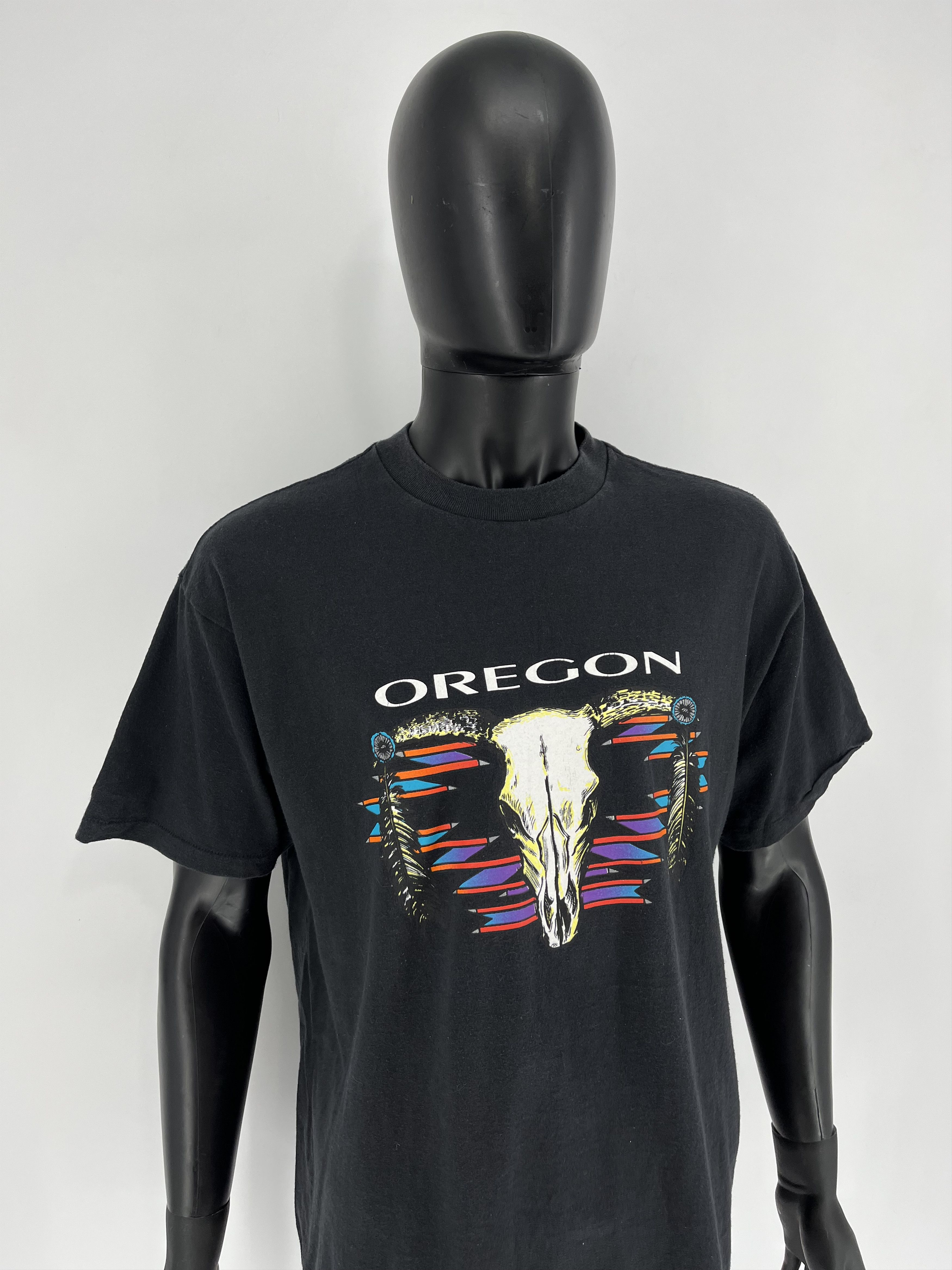 Vintage Vintage Y2K Oregon T-Shirt Made IN USA Size US XL / EU 56 / 4 - 3 Thumbnail