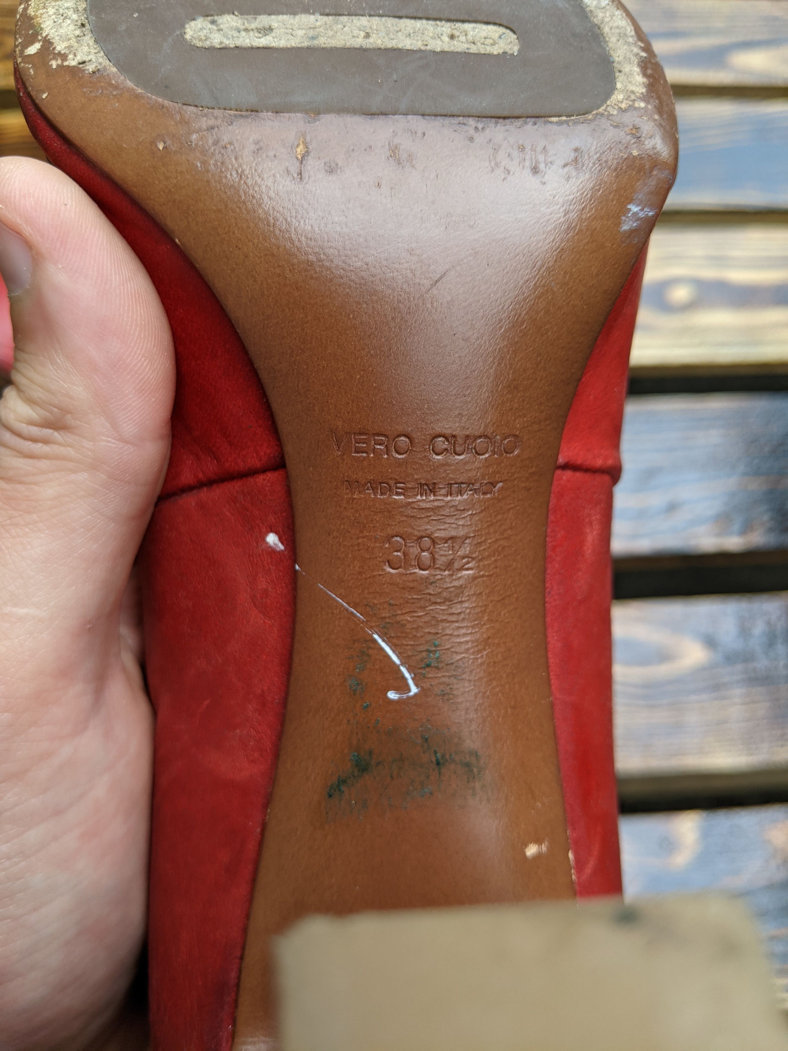 Genuine Leather × Vintage Roberto Del Carlo Red Leather Boots Size EU 38.5 US 7 Size US 8.5 / IT 38.5 - 7 Thumbnail