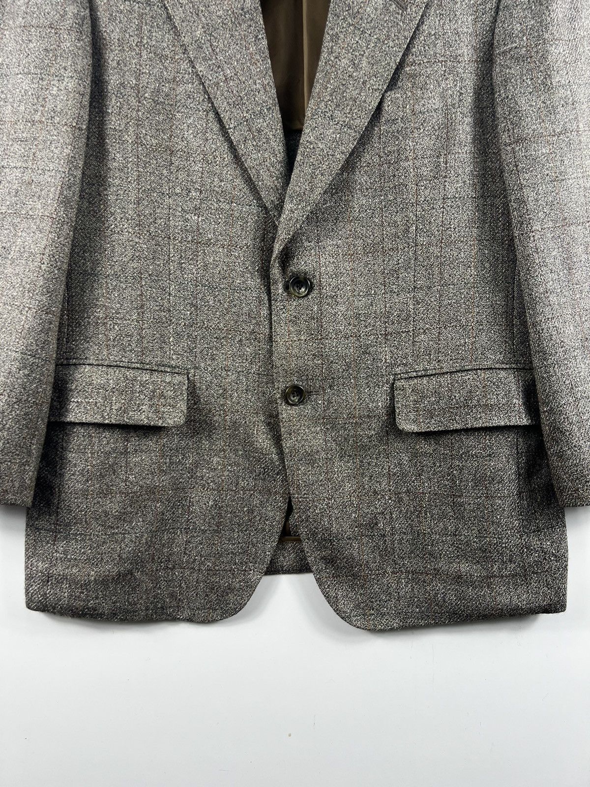 DAKS × Liberty London × Vintage 🔥 DAKS LONDON PLAID TWEED BLAZER Size US S / EU 44-46 / 1 - 4 Thumbnail