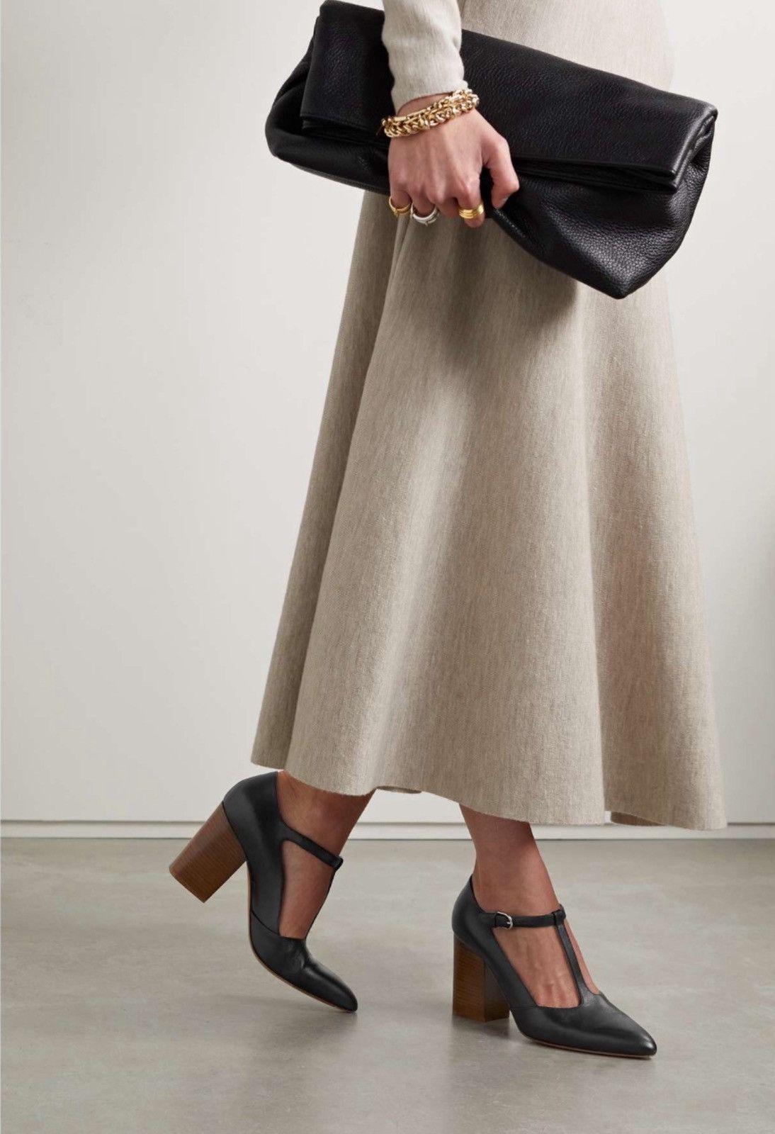 Gabriela Hearst Gabriela Hearst leather Mary Jane point-toe pumps size 36.5 Size US 6.5 / IT 36.5 - 2 Thumbnail