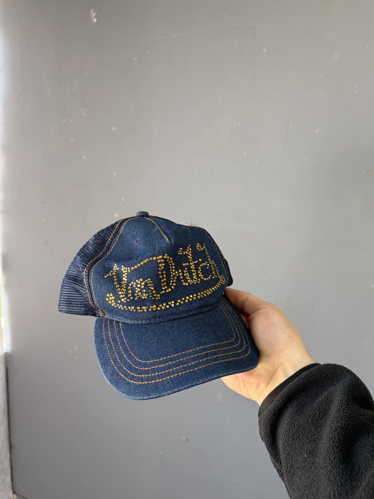 Vintage Vintage Von Dutch hat SnapBack Size 46 - 2 Thumbnail
