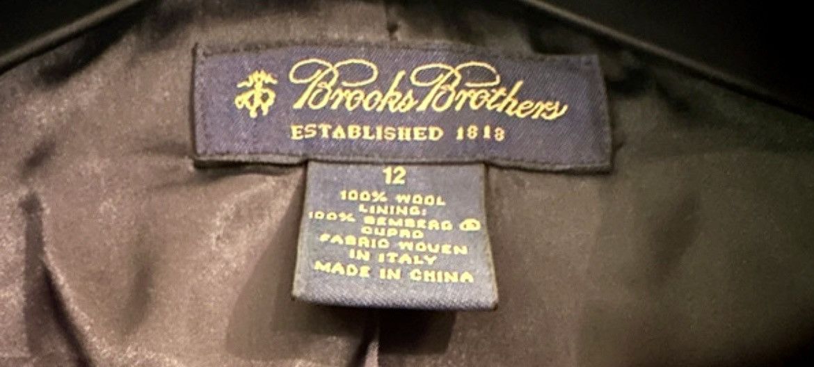 Brooks Brothers × Loro Piana Loro Piana x Brooks Brothers - Long Wool Coat Size XL / US 12-14 / IT 48-50 - 3 Thumbnail
