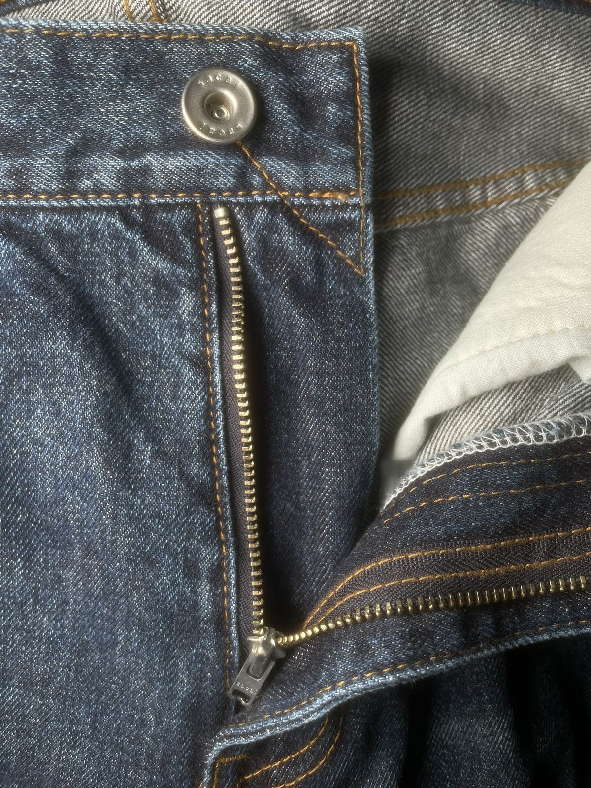 Sacai Sacai Belted Wide Leg Jeans Size 27" / US 4 / IT 40 - 11 Thumbnail