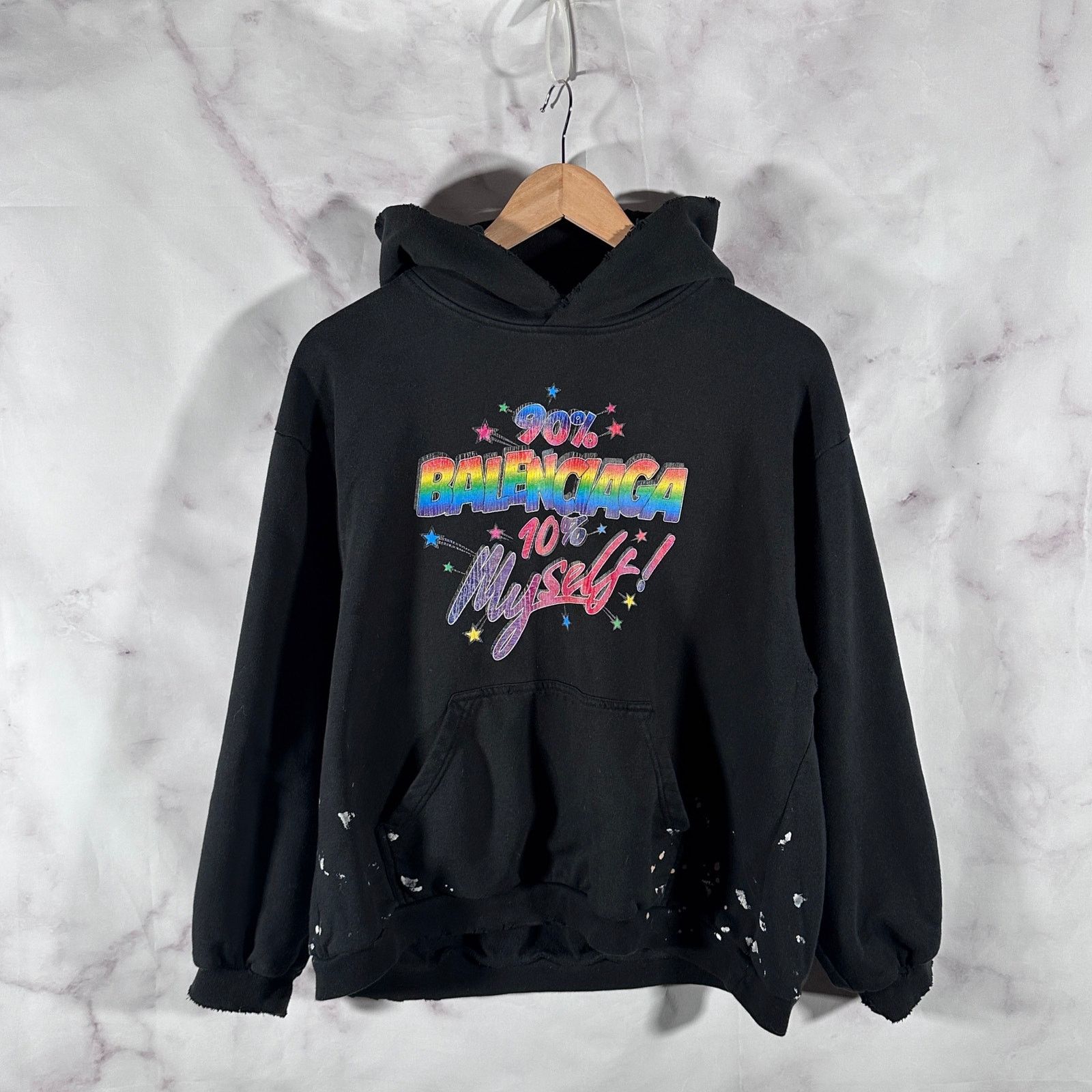 Balenciaga Black 90/10 Hoodie Balenciaga