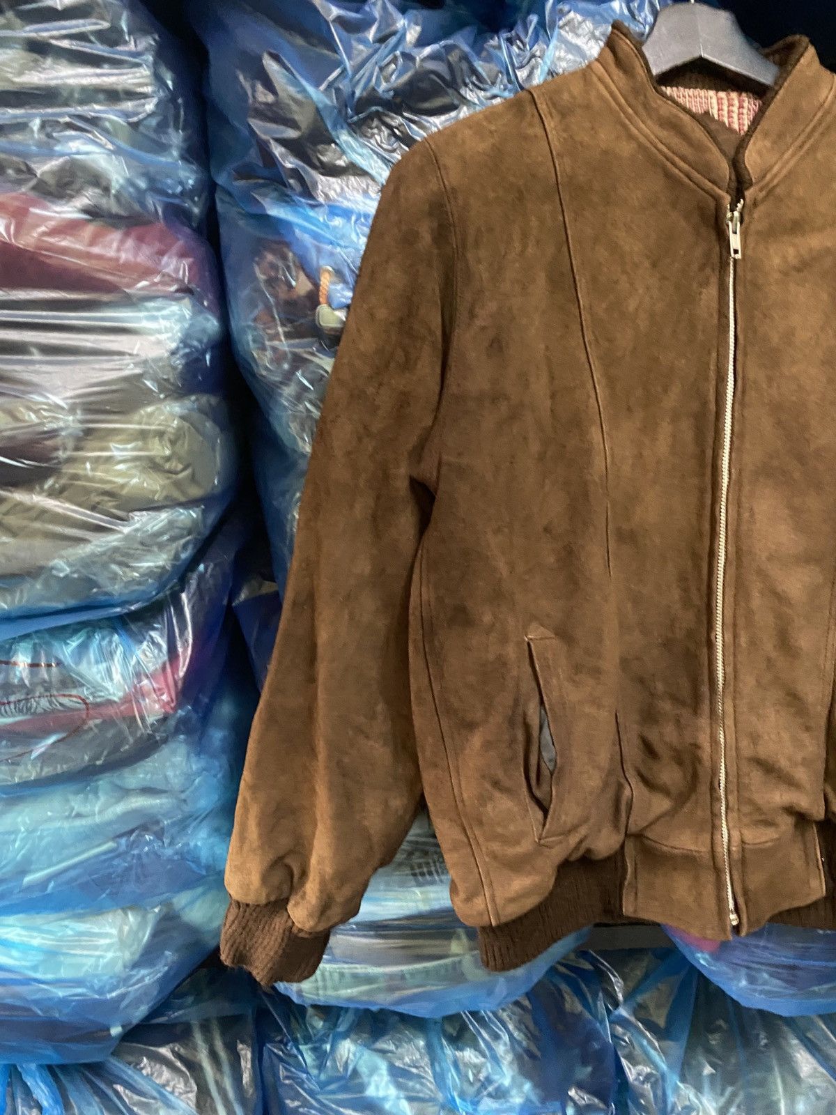 Japanese Brand Vintage 80s Eroica Tokyo Osaka Brown Suede Leather Bomber Size US M / EU 48-50 / 2 - 7 Thumbnail