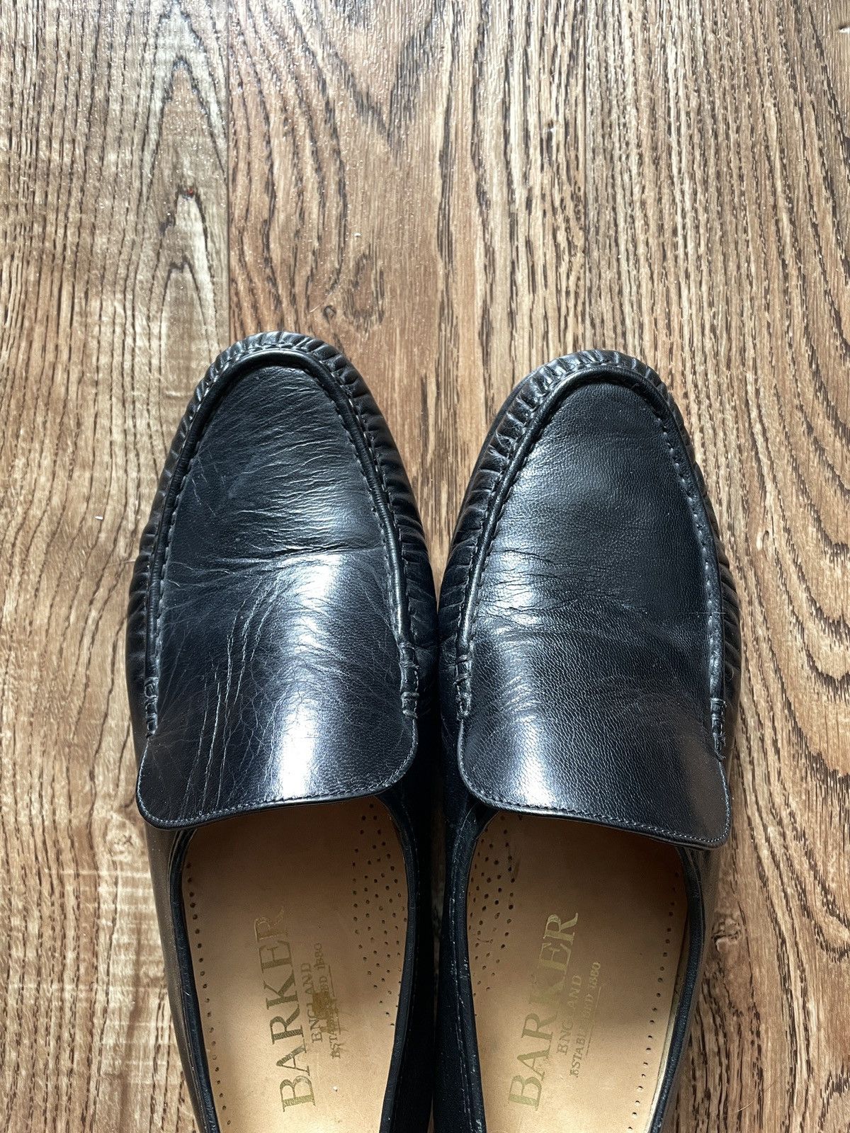 Barker Barker men’s leather loafers shoes size UK 7 Size US 8.5 / EU 41-42 - 4 Thumbnail