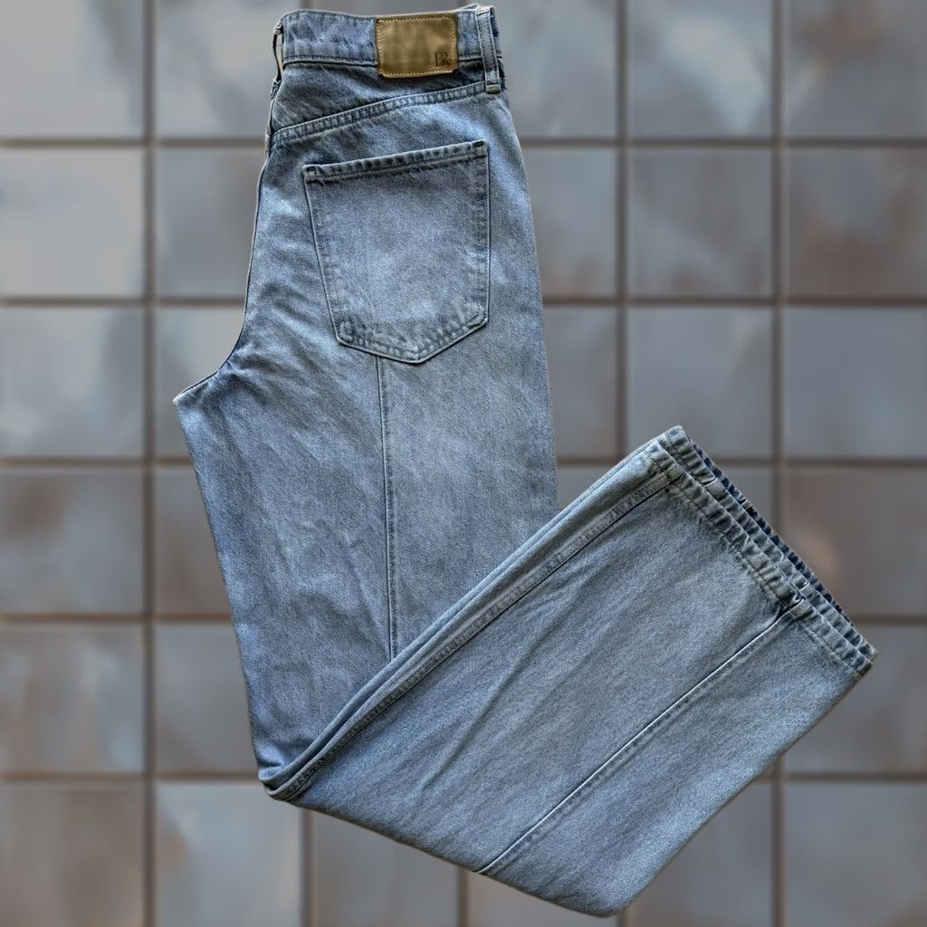 Banana Republic Banana Republic Jeans Women's 30 Blue Flare Bell Bottom Glam 90s New York Denim Cotton Zip Button Pocket Womens Regular Size 30- Inseam 33 in Size 30" / US 8 / IT 44 - 1 Thumbnail