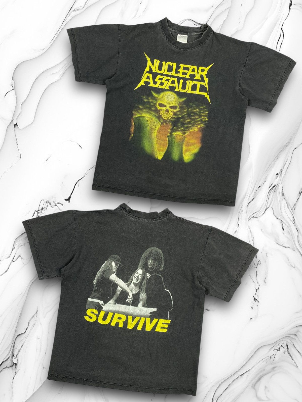 Vintage Nuclear Assault Thrash Metal Tour T-Shirt