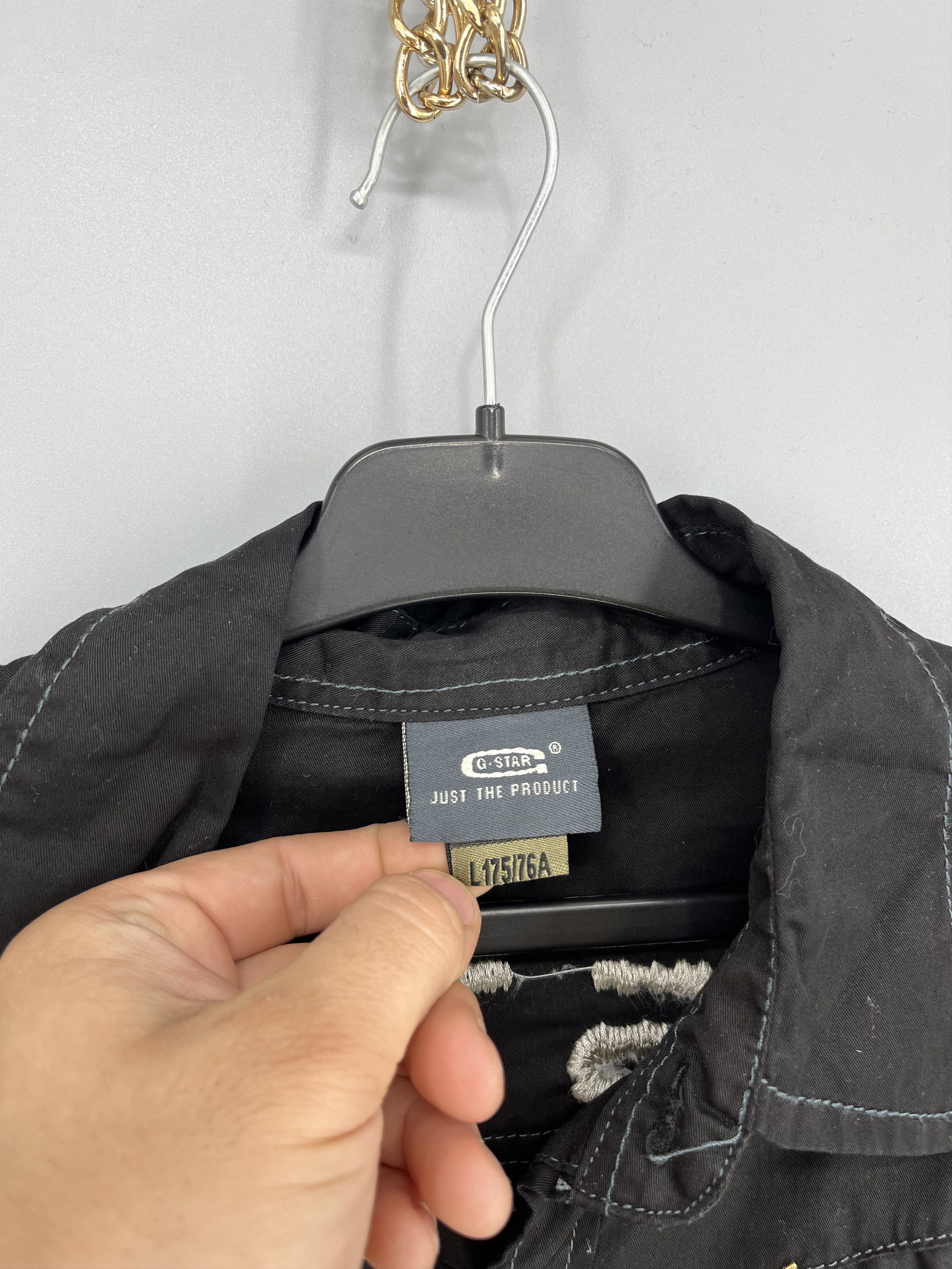 G-Star Vintage Y2K G Star Raw Men’s Black Shirt With Big Logo Size US L / EU 52-54 / 3 - 9 Thumbnail