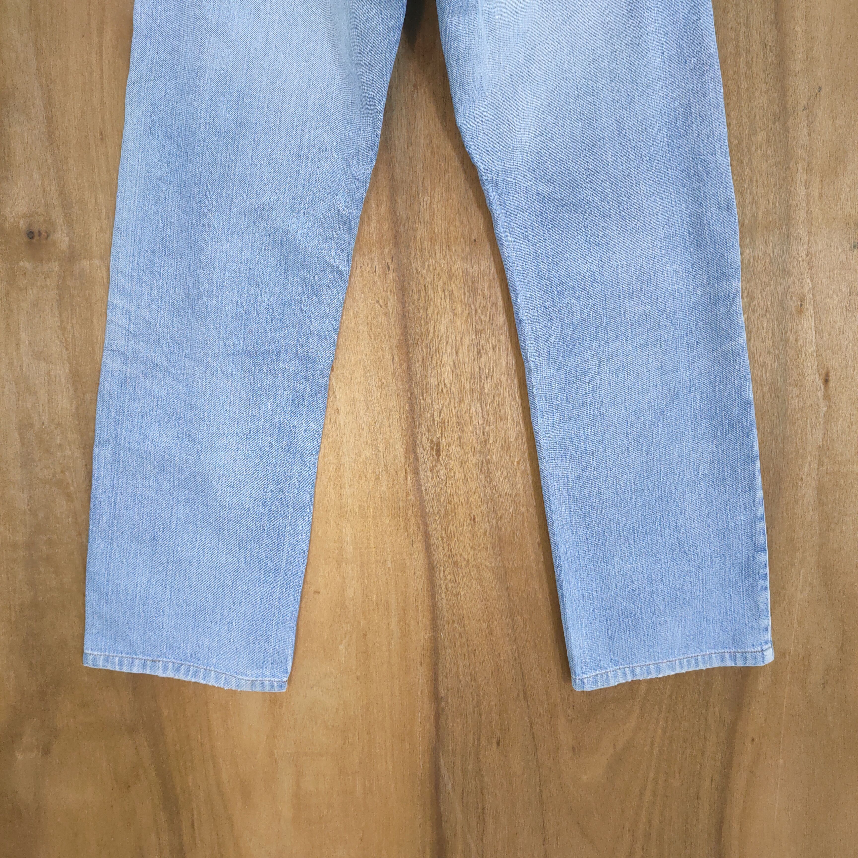 Levi's VINTAGE LEVI'S 512 STRAIGHT FADED BLUE DISTRESSED JEAN PANTS Size US 28 / EU 44 - 12 Thumbnail